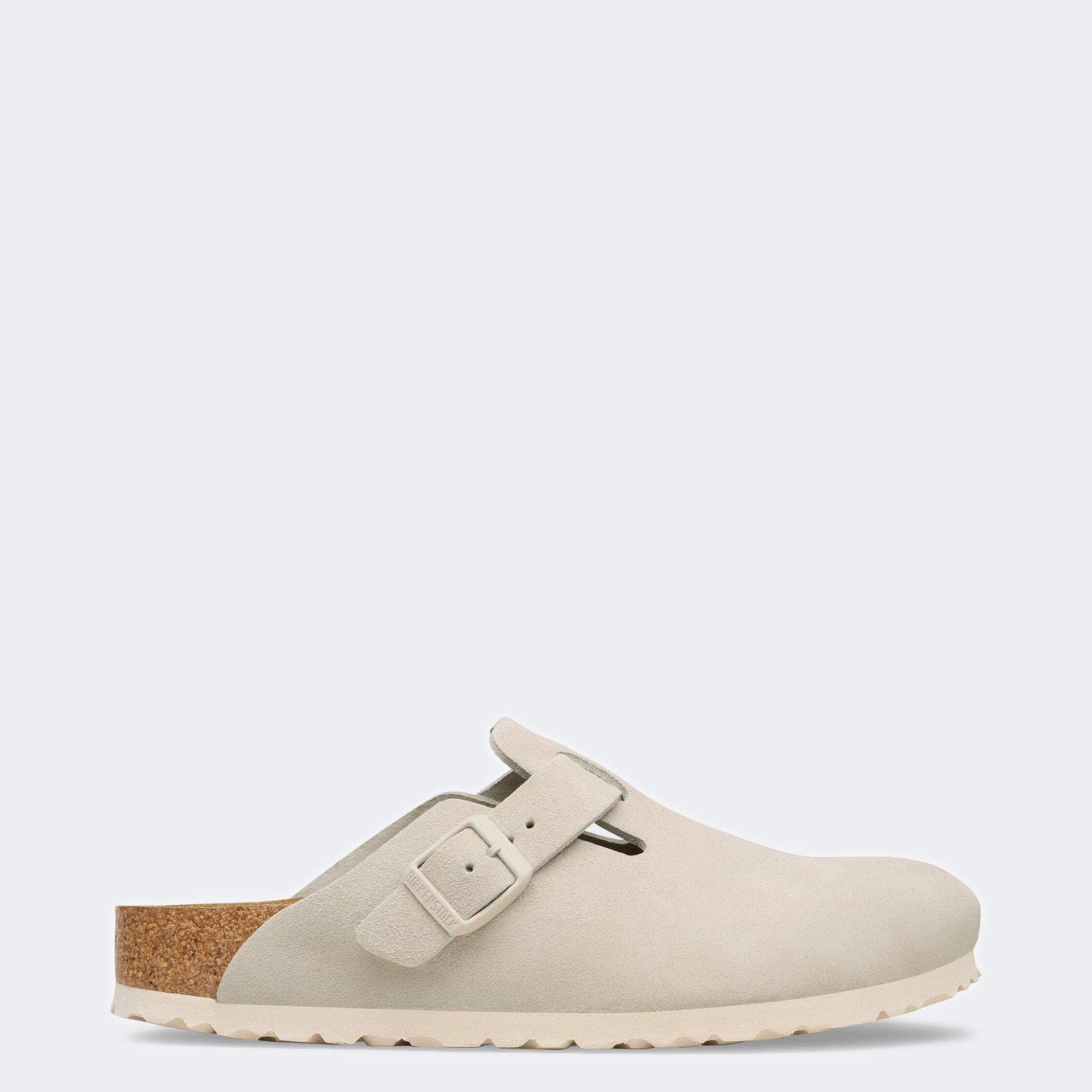 Men's BIRKENSTOCK Boston Suede Leather Oyster | Chicago City Sports