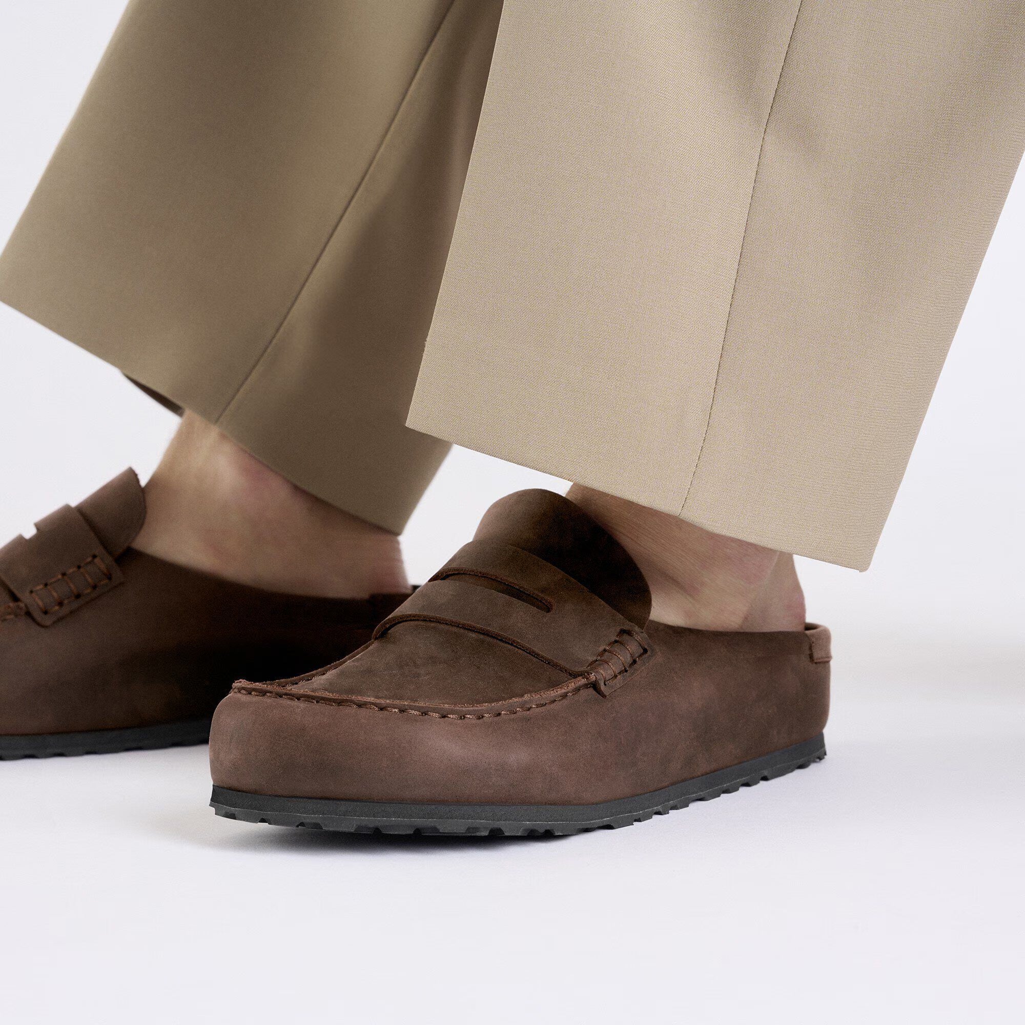 Men's BIRKENSTOCK Naples Wrapped Oiled Leather Clog Habana