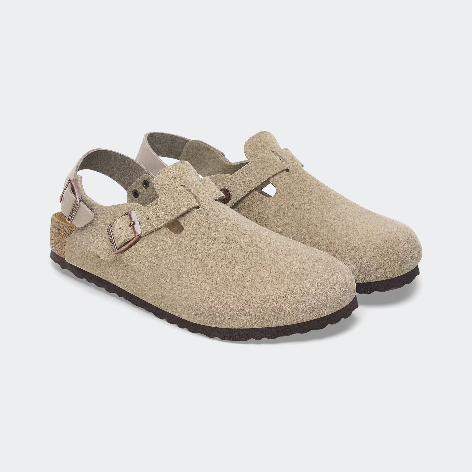 Men's BIRKENSTOCK Tokio Suede Leather Taupe
