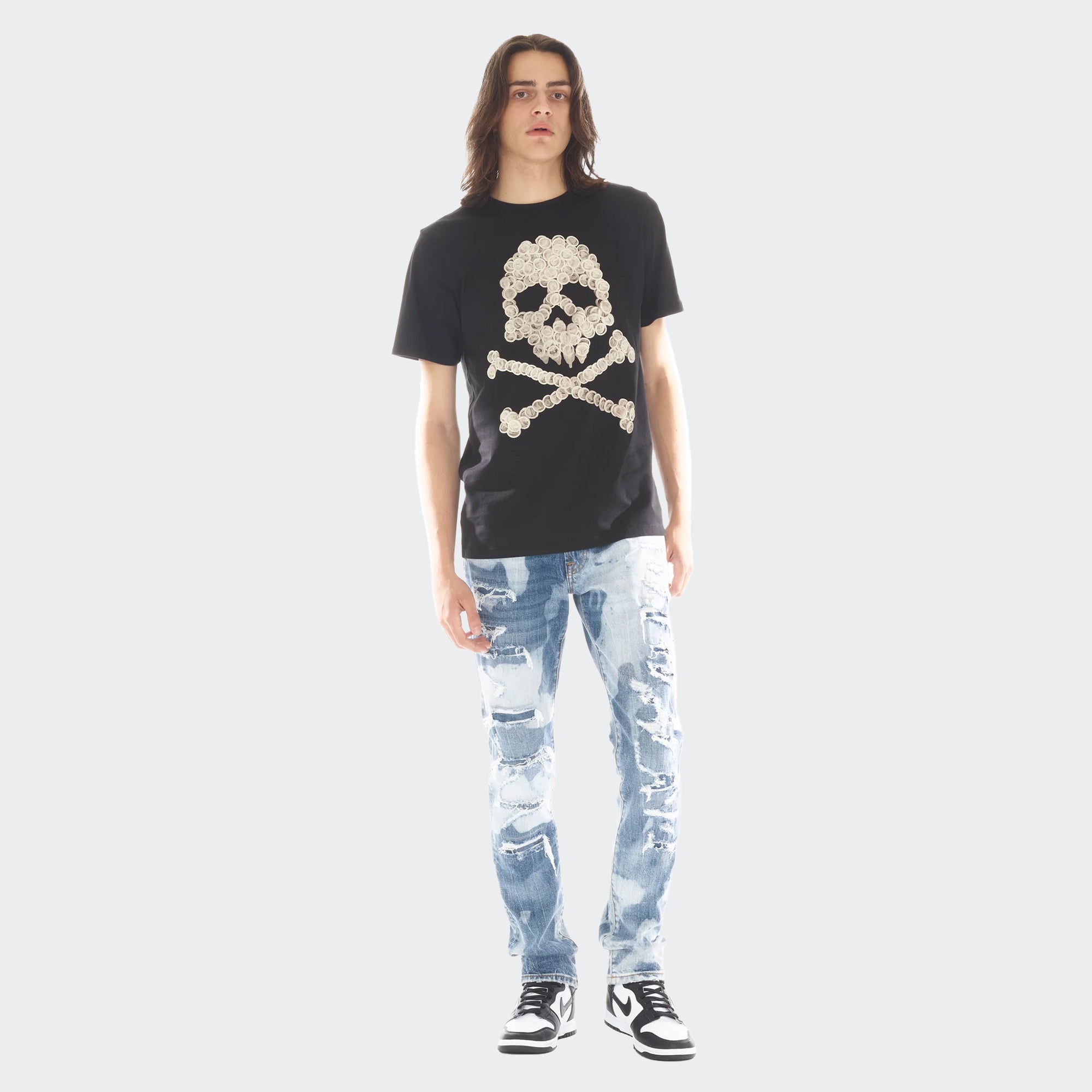 Men's Cult of Individuality Stay Safe Tee Black