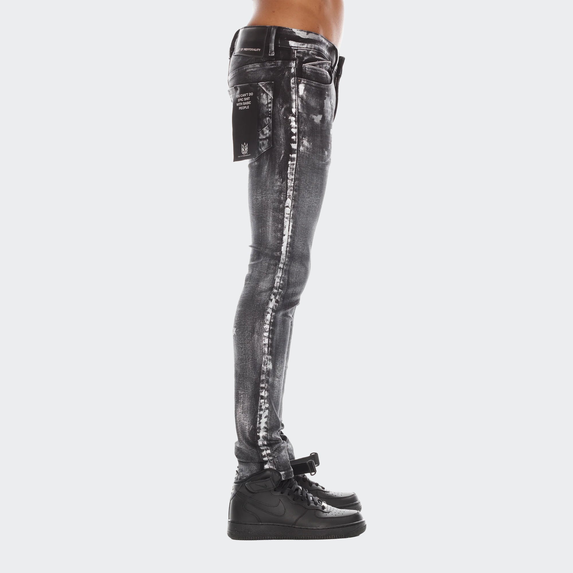 Men's Cult of Individuality Punk Super Skinny Jeans