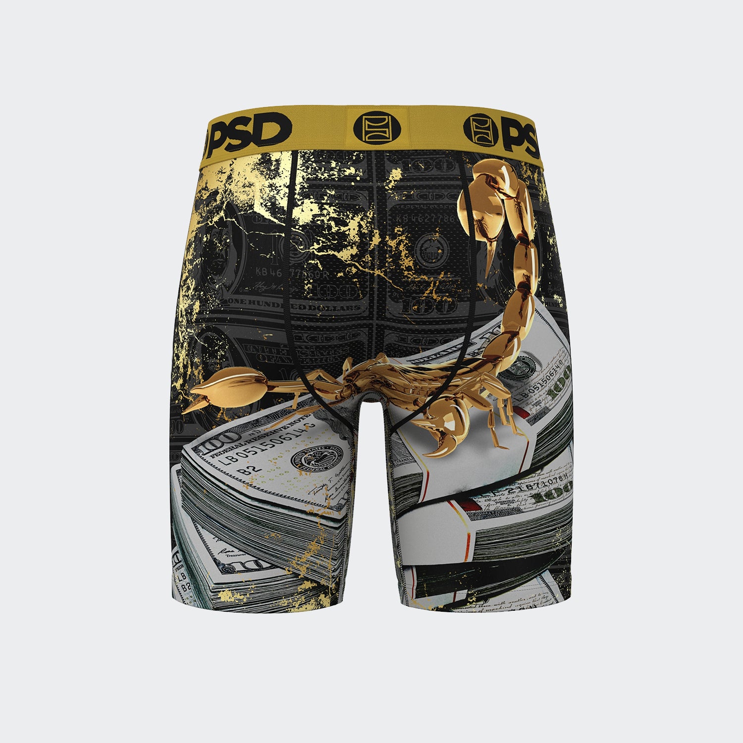Men's PSD Gold Scorpion Boxer Briefs