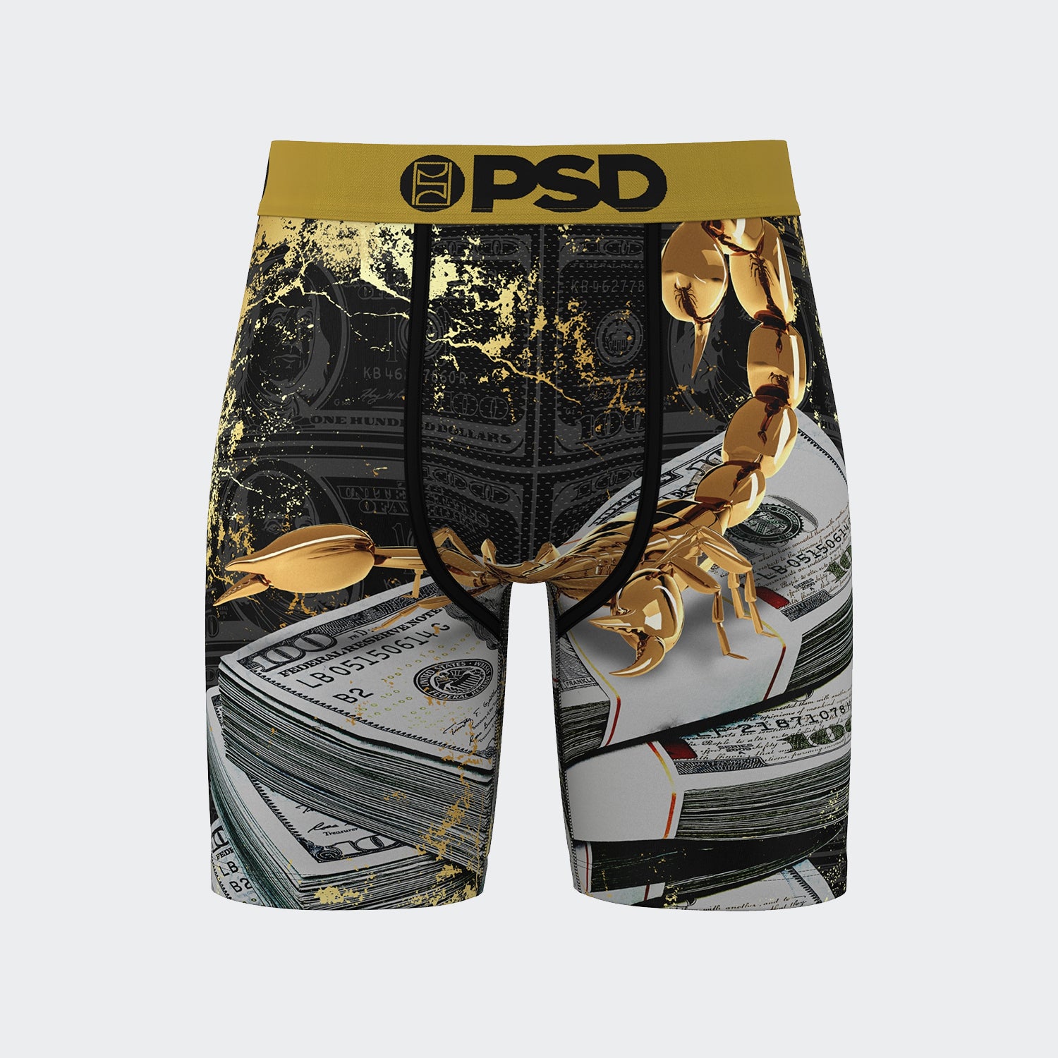 Men's PSD Gold Scorpion Boxer Briefs