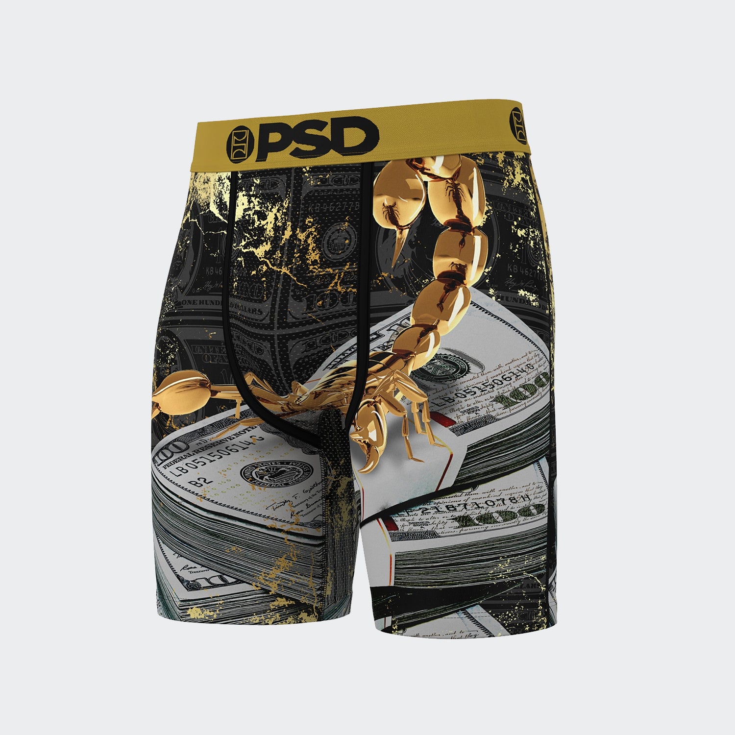 Men's PSD Gold Scorpion Boxer Briefs
