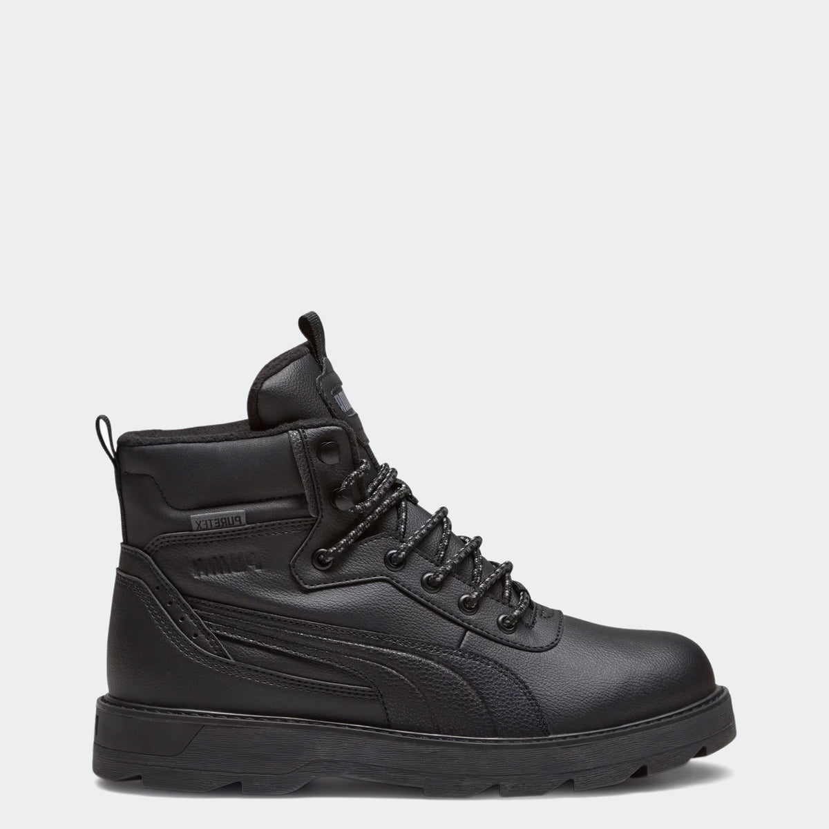 Puma Boots Genuine Leather Sneakers Men’s Sz 7.5 Puma Safety Touring Mid Electrical Hazard 632615 Mens Black  main image 4