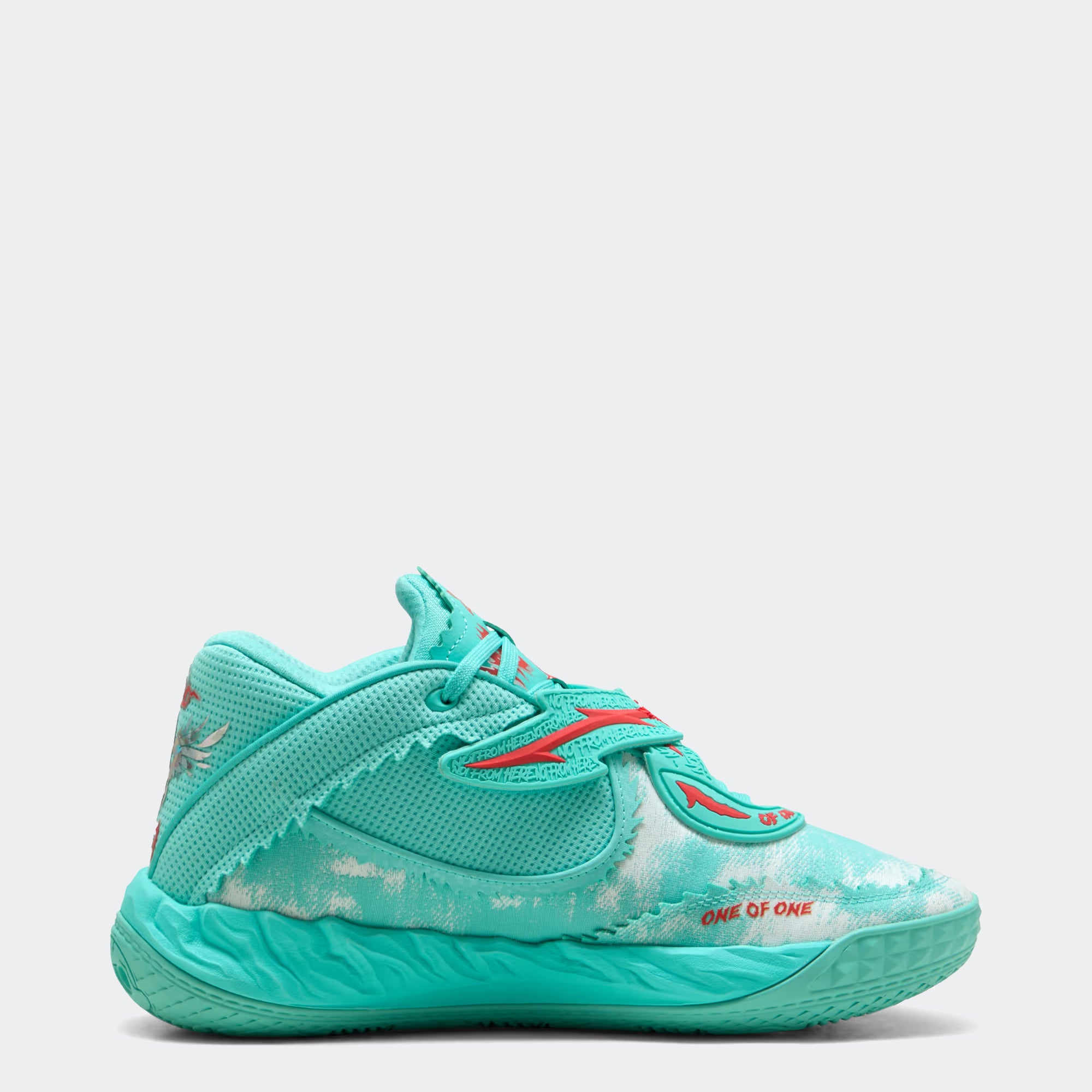 Men's PUMA MB.05 Melo World Basketball Shoes Aquatic