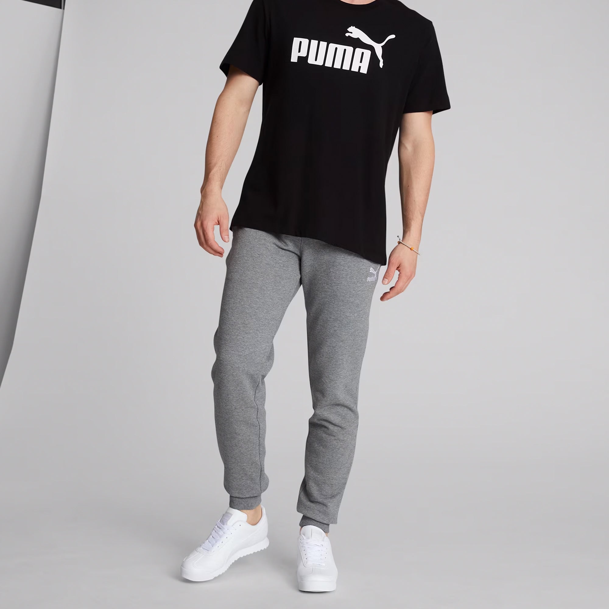 Men's PUMA Roma Basic Sneakers White