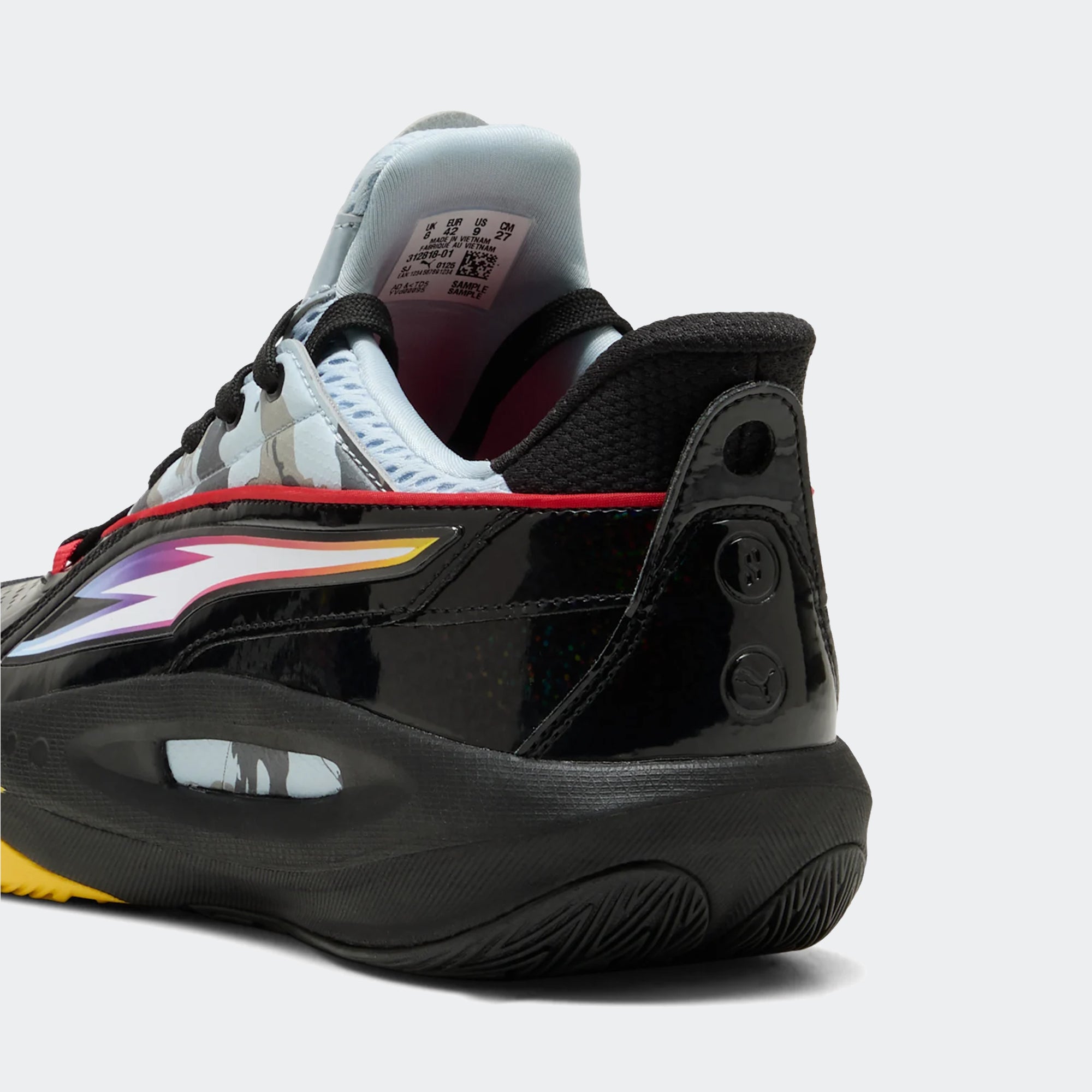 Men's PUMA Scoot Zeros III Basketball Shoes Lucite / For All Time Red