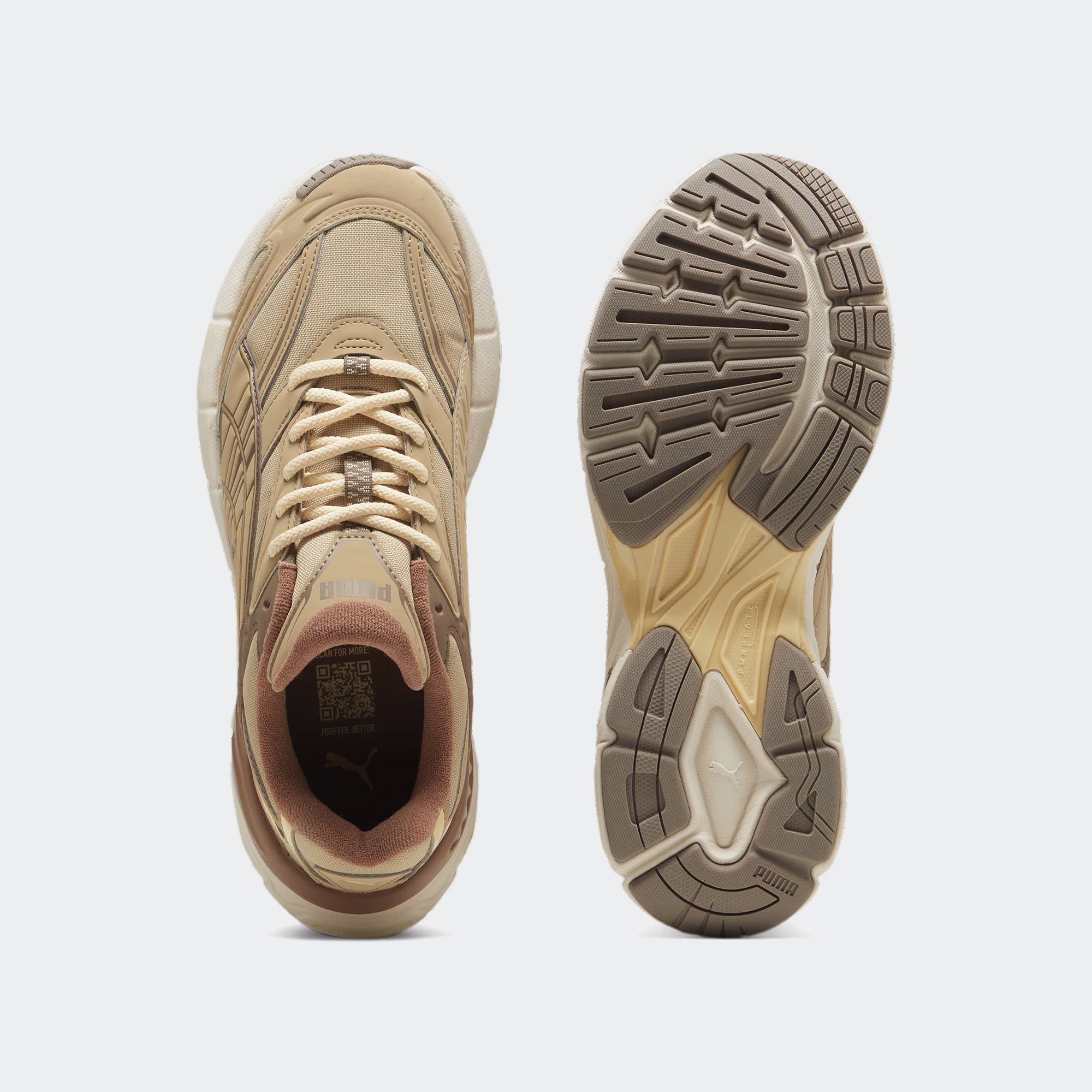 Men's PUMA Velophasis Earth Shoes Beige