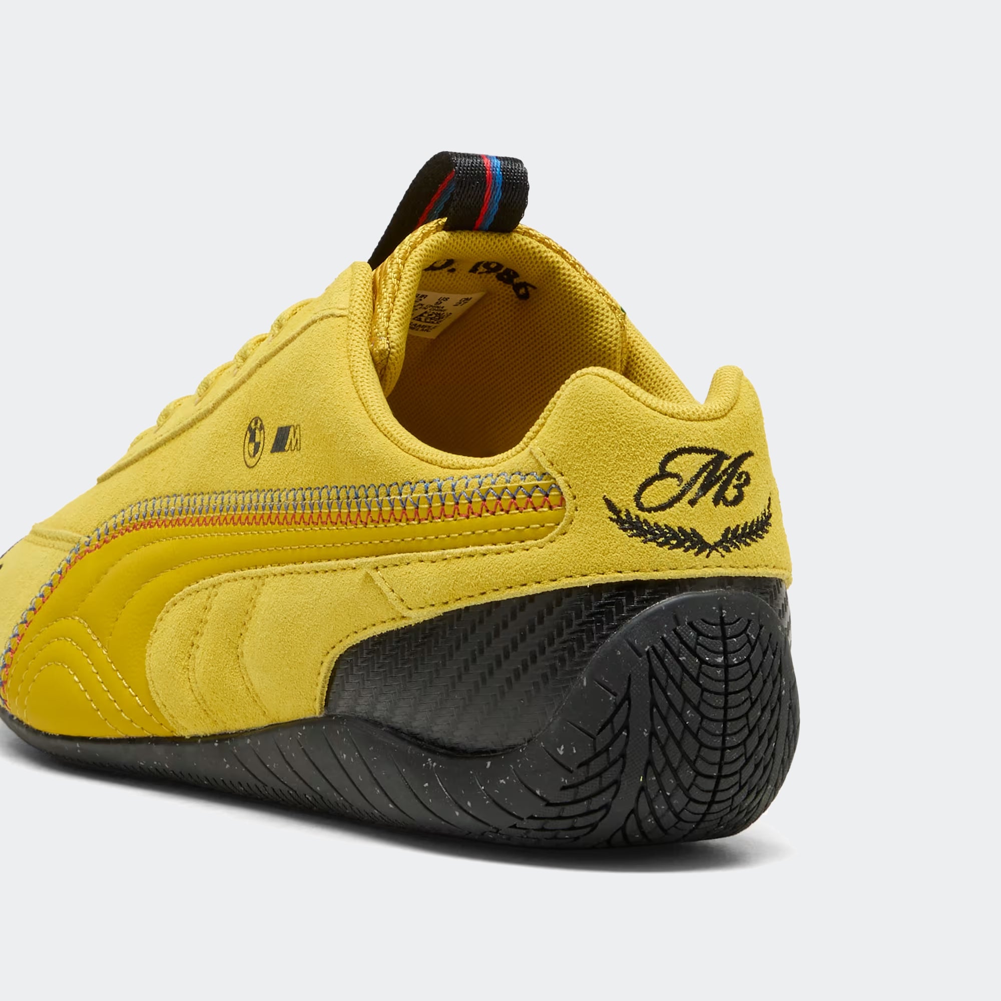 Men's PUMA x BMW M Speedcat 40Y M3 Shoes Dazzling Yellow