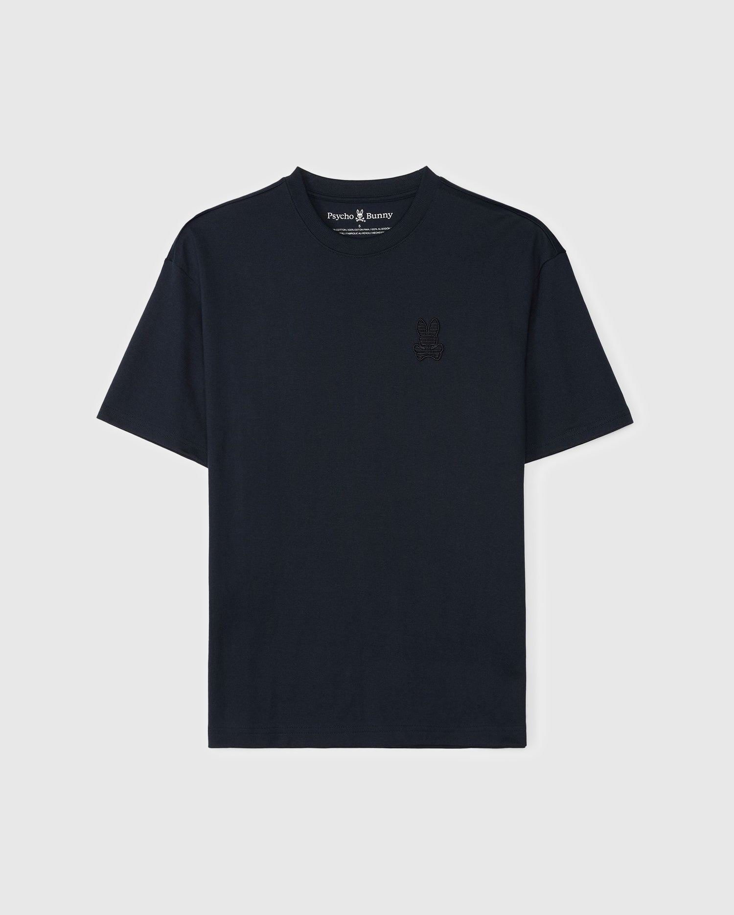 Men's Psycho Bunny Kingston Heavyweight Relaxed Fit Tee Navy