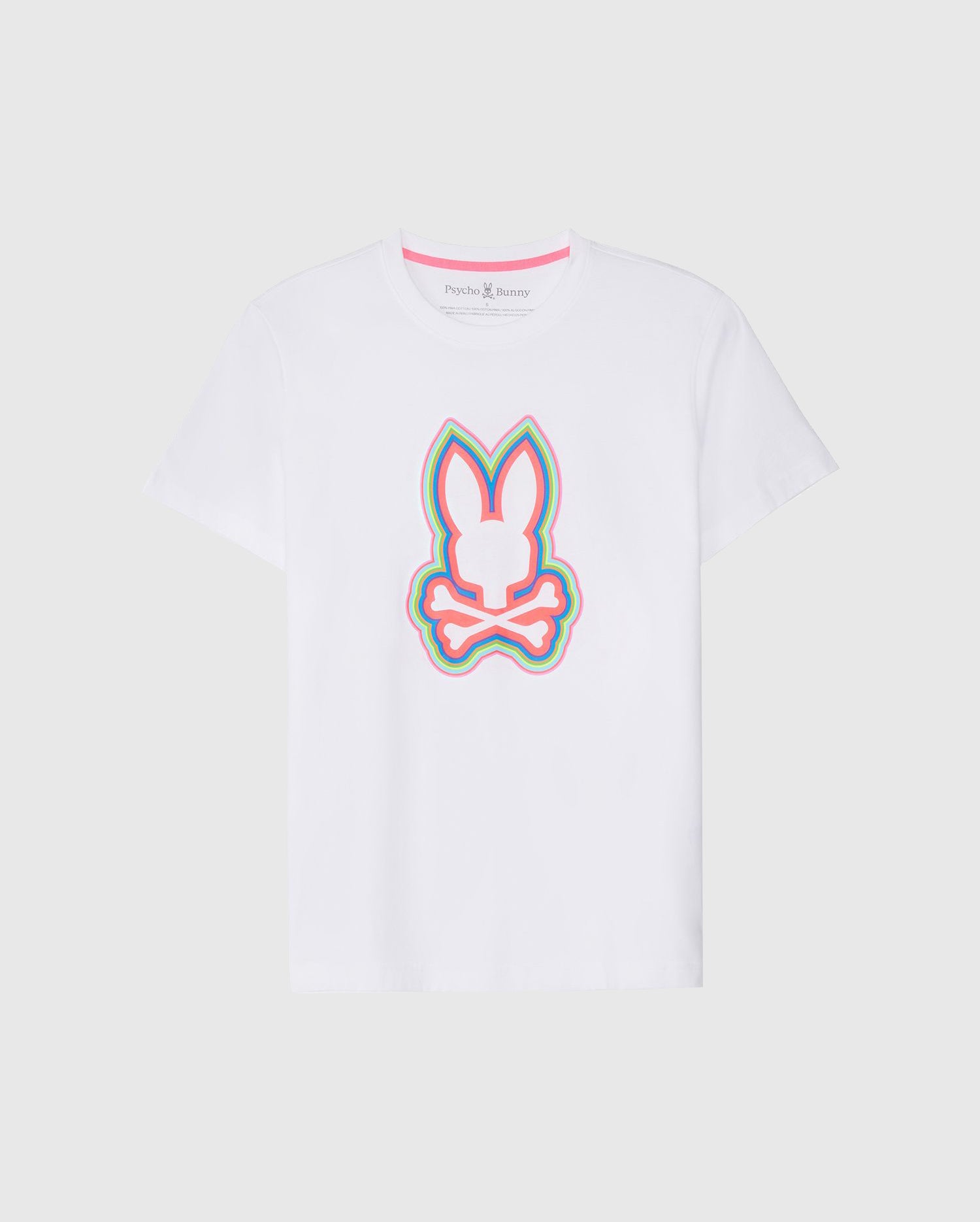 Men's Psycho Bunny Lloyds Relaxed Fit Graphic Tee White