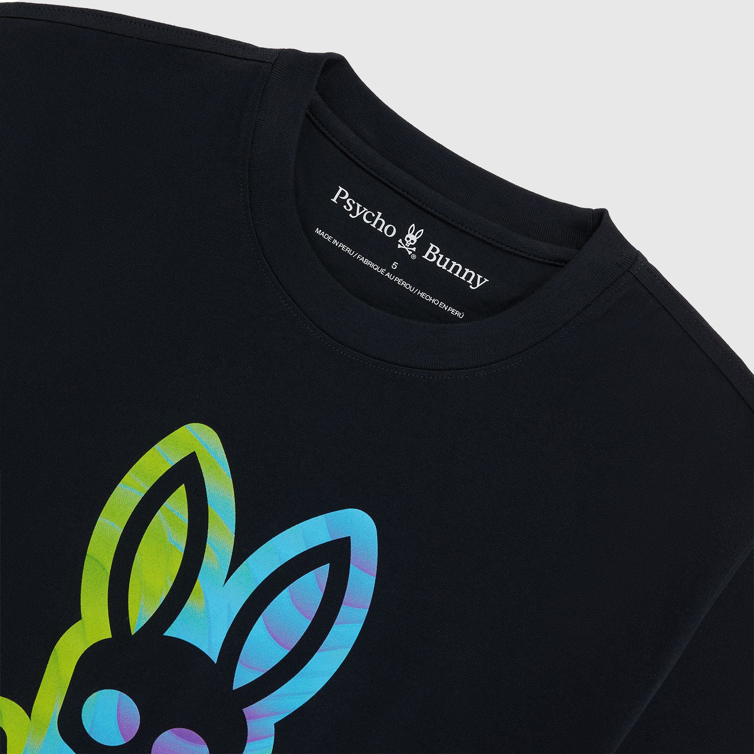 Men's Psycho Bunny Montgomery Graphic Tee Navy