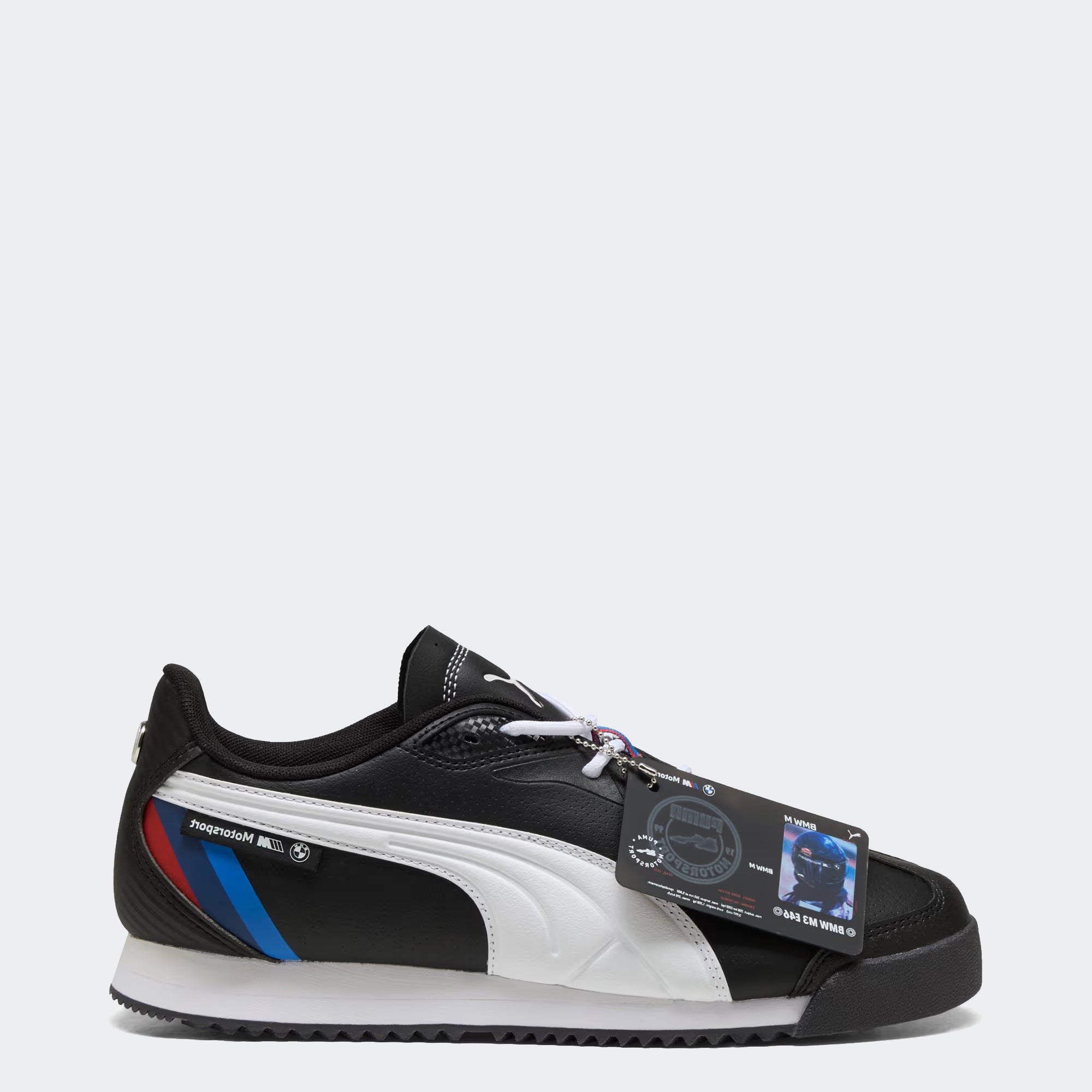 Men's PUMA BMW M Motorsport Roma Low Shoes Black