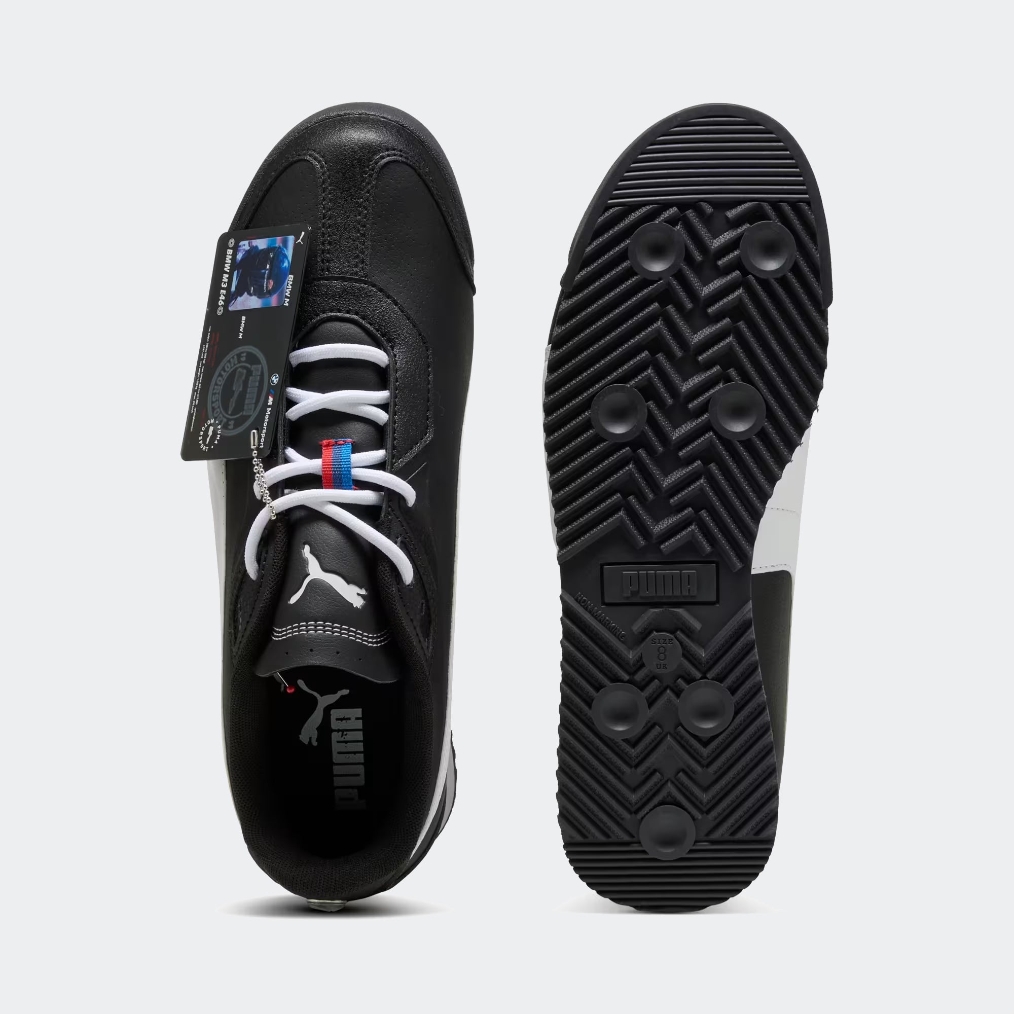 Men's PUMA BMW M Motorsport Roma Low Shoes Black