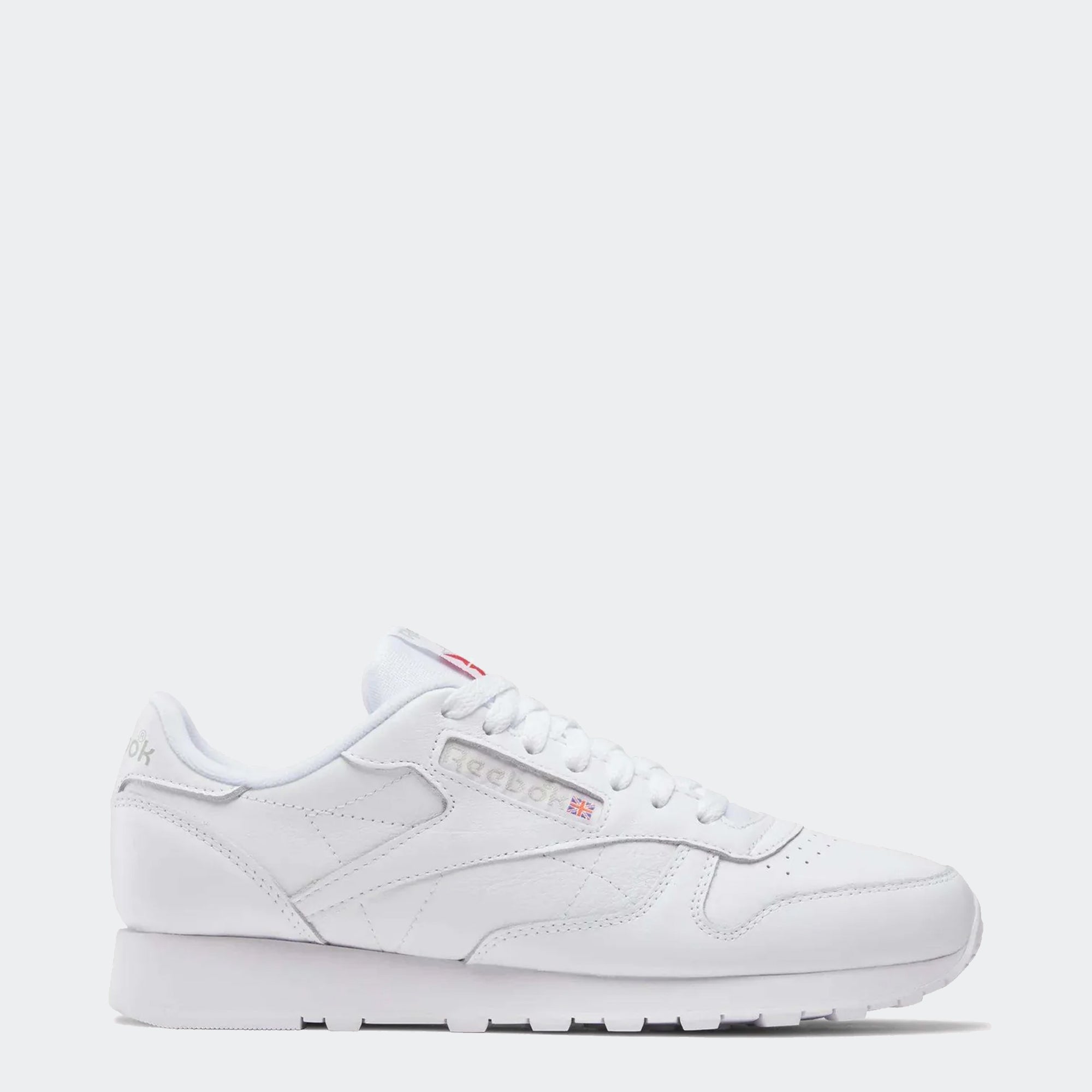 Men's Reebok Classic Leather Shoes White / Pure Grey 3