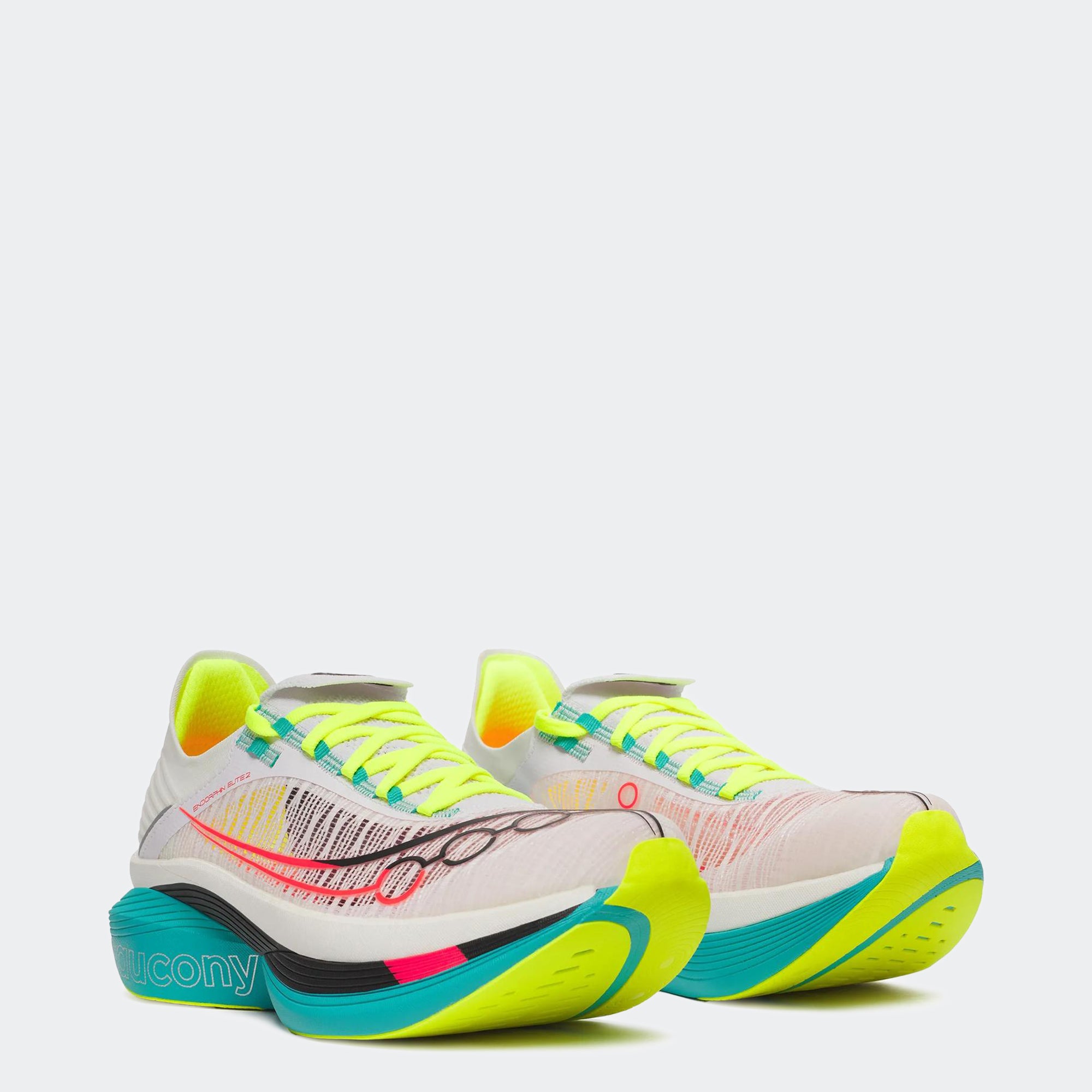 Men's Saucony Endorphin Elite 2 Shoes White / Mutant