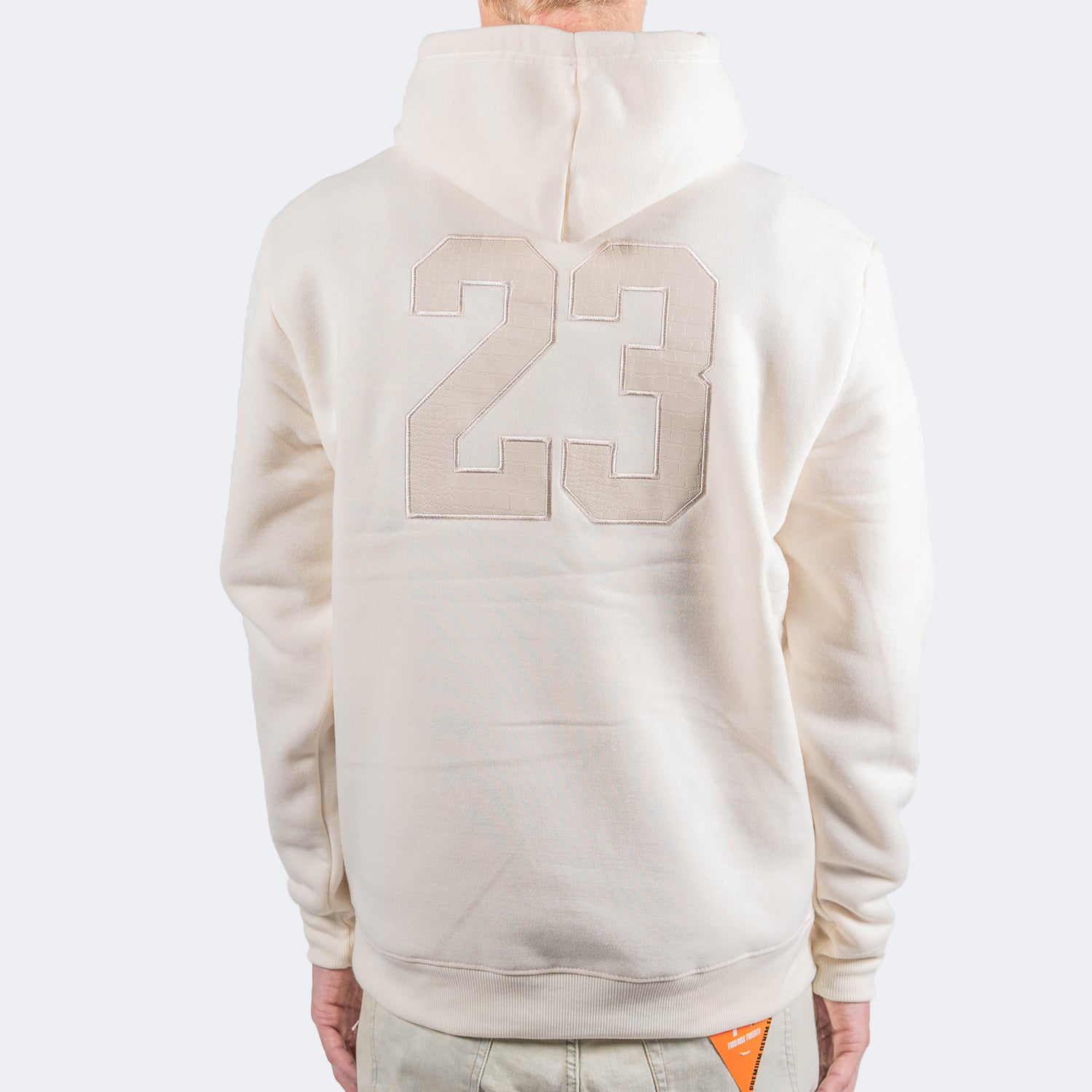 Men's TWO MILL TWENTY GOAT Cream Fleece Hoodie Off White
