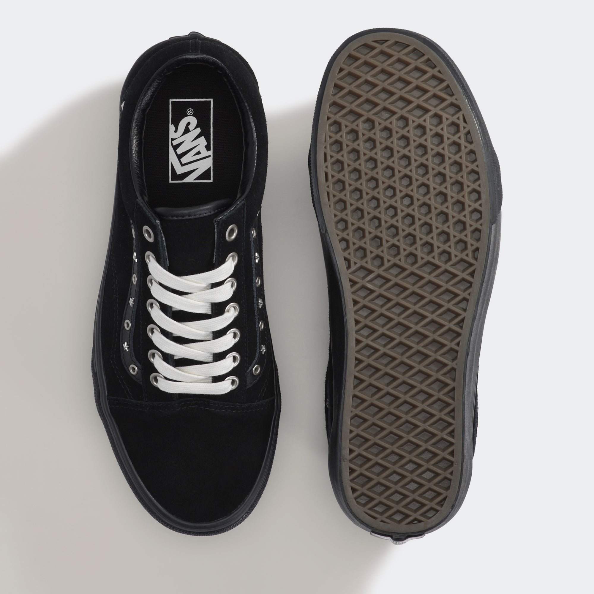 Men's Vans Old Skool Metal Blackout Shoes Black