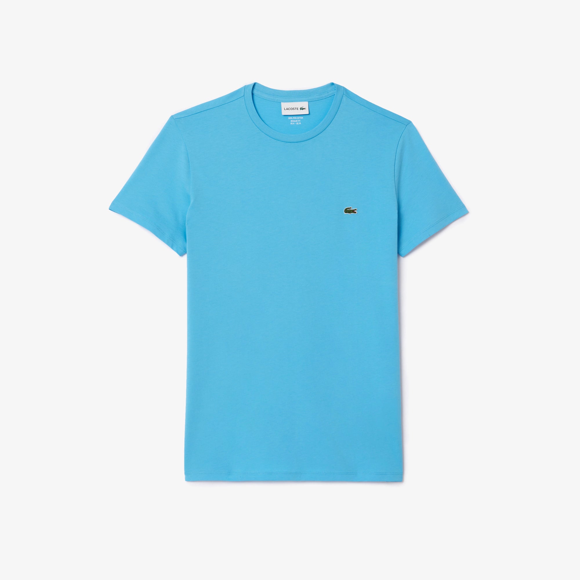 Men's Lacoste Crew Neck Pima Cotton Jersey T-Shirt Bonnie Blue
