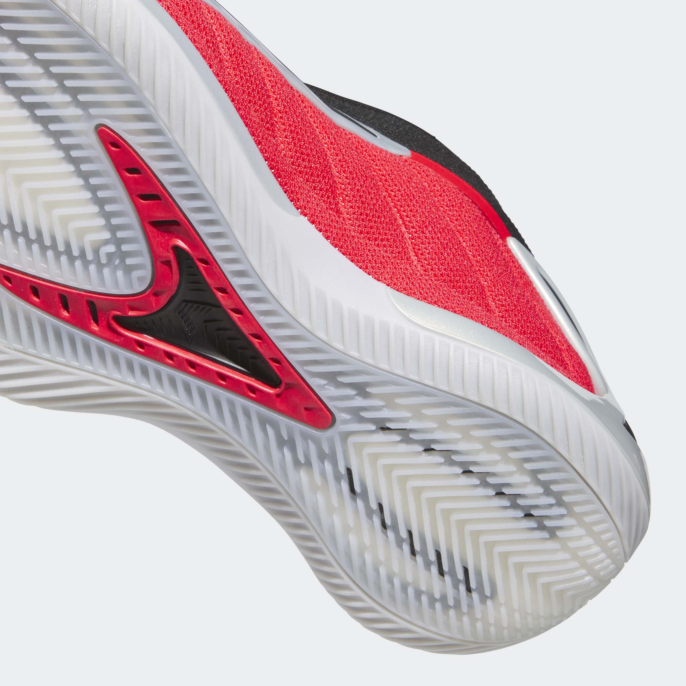 Men's adidas Basketball Anthony Edwards 2 Shoes Silver Metallic / Pure Ruby