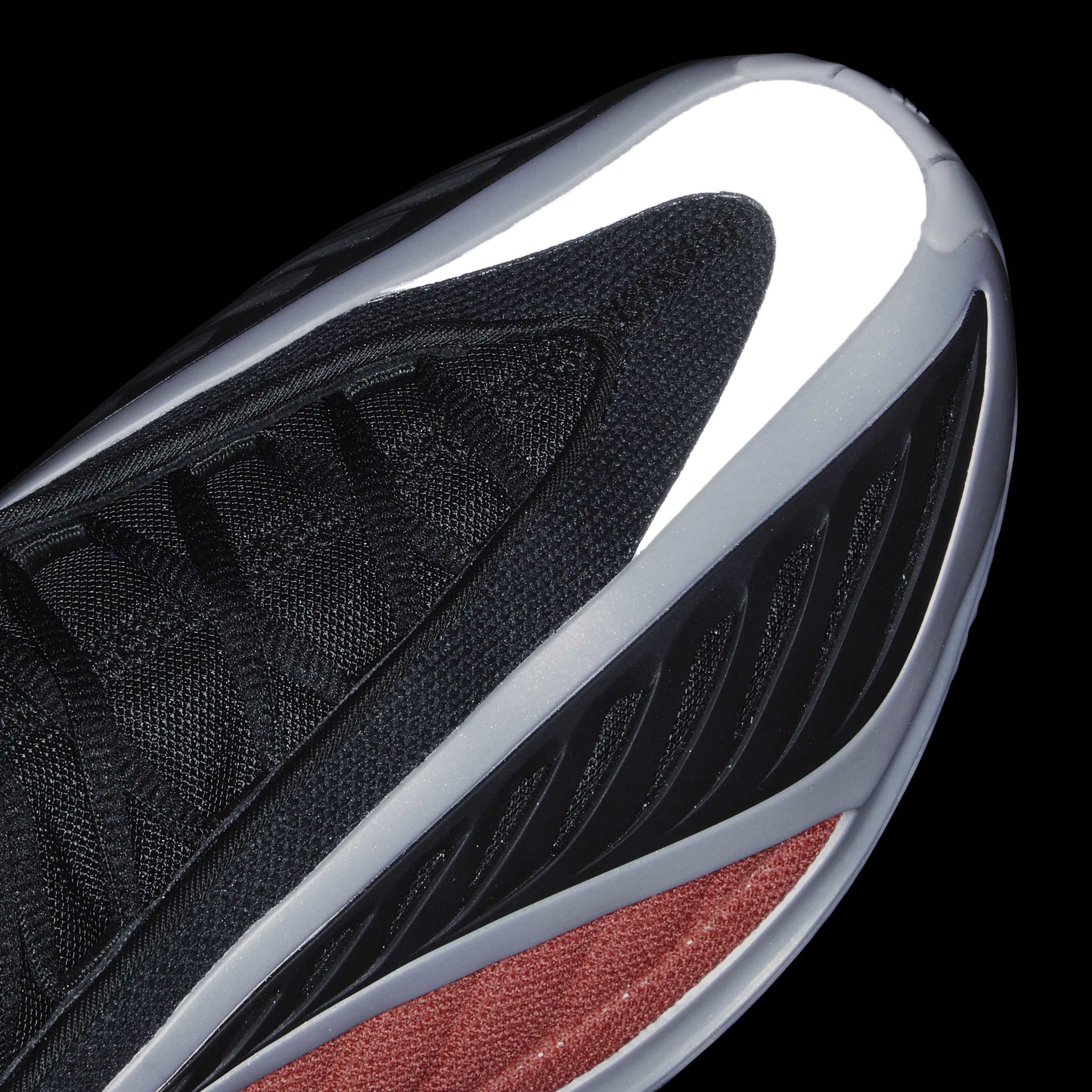 Men's adidas Basketball Anthony Edwards 2 Shoes Silver Metallic / Pure Ruby