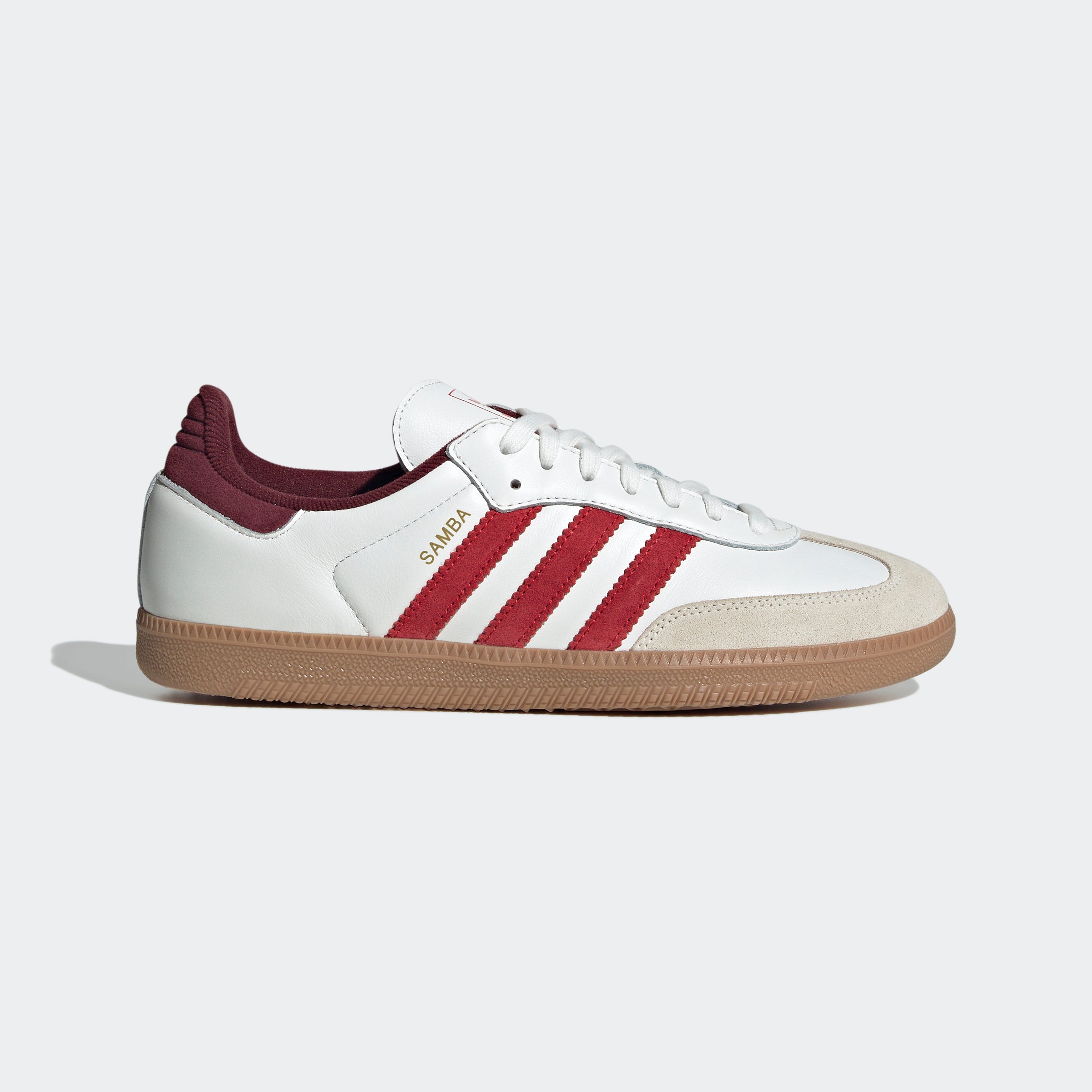 Men's adidas Originals Samba OG Shoes Core White / Better Scarlet / Shadow Red