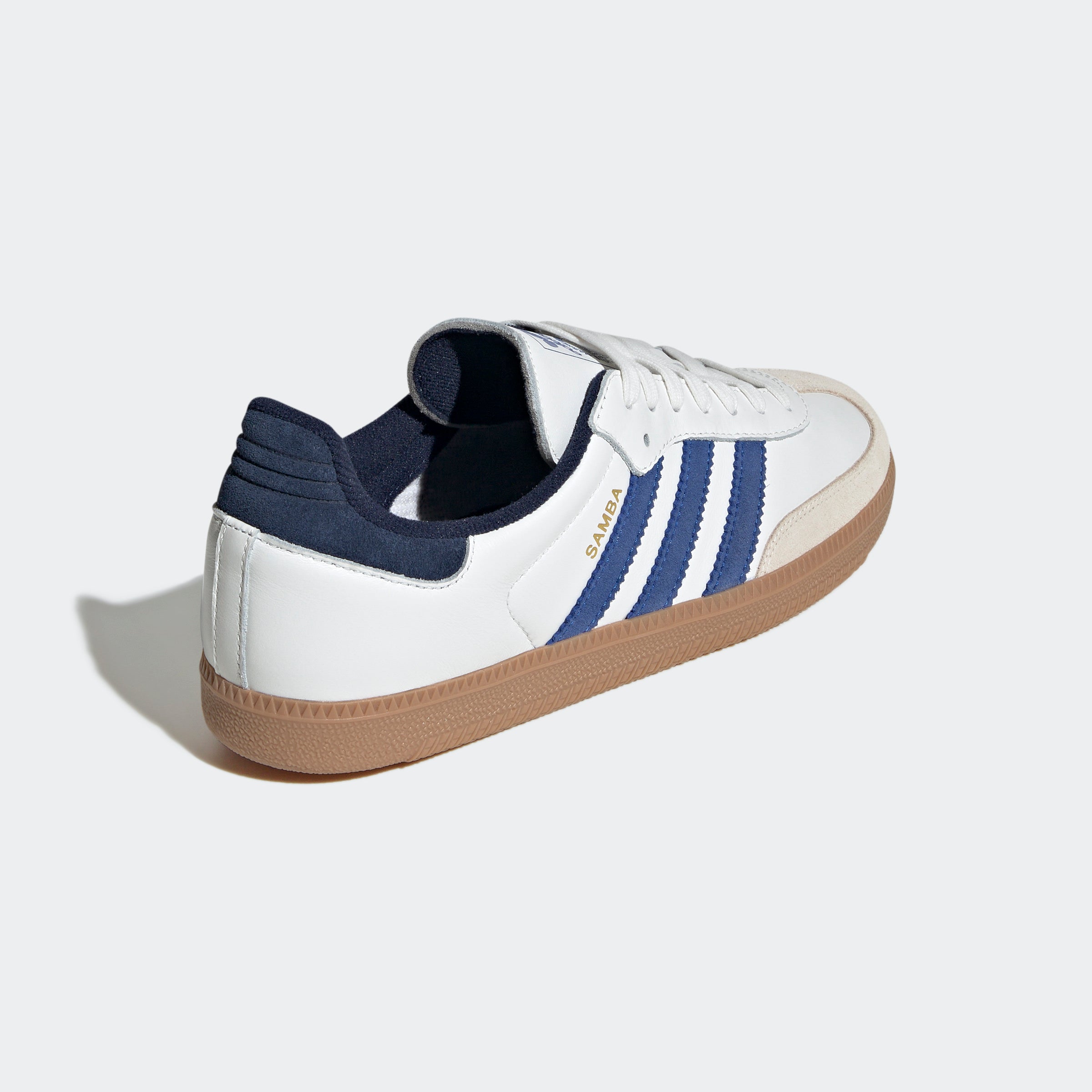 Men's adidas Originals Samba OG Shoes Core White / Royal Blue / Night Indigo