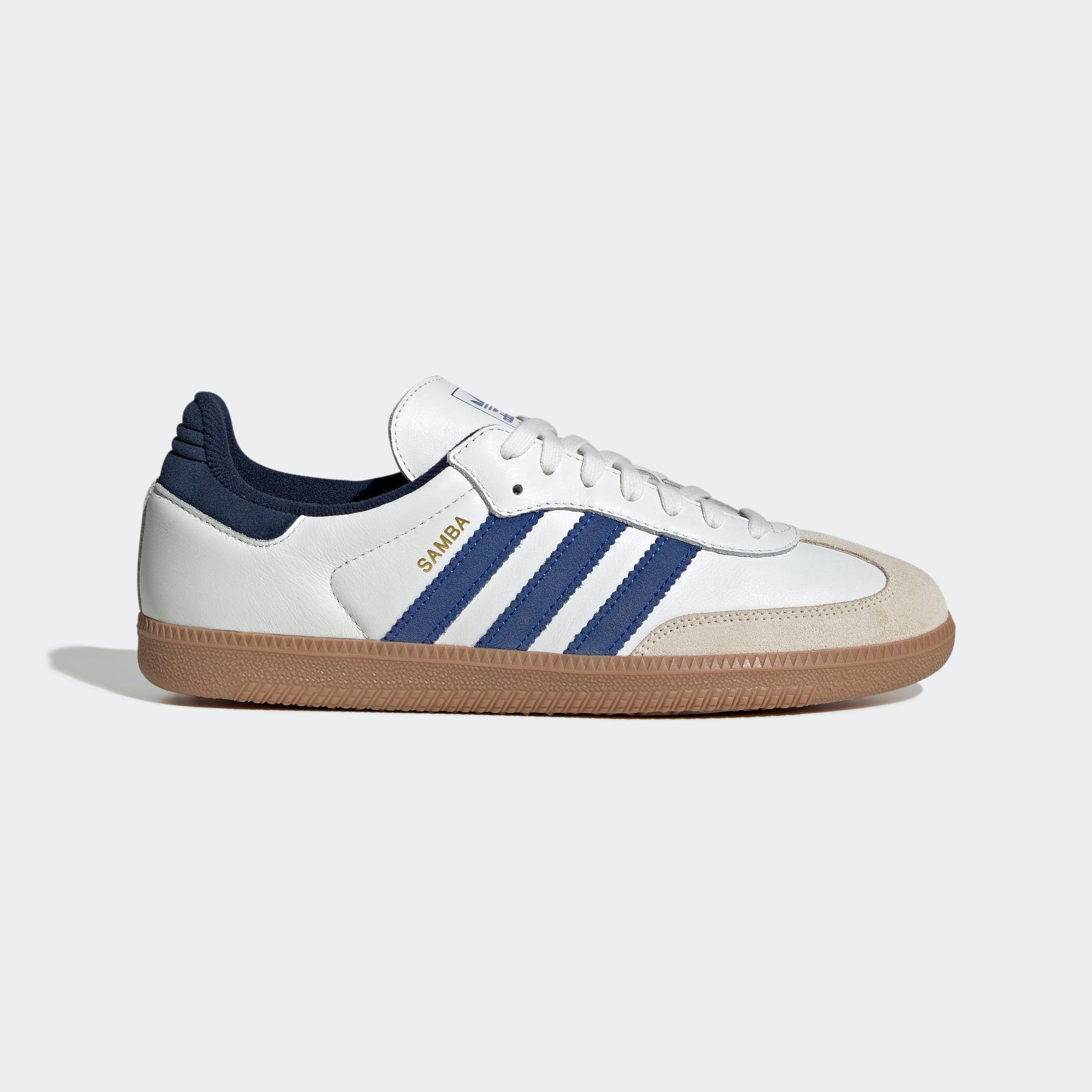 Men's adidas Originals Samba OG Shoes Core White / Royal Blue / Night Indigo