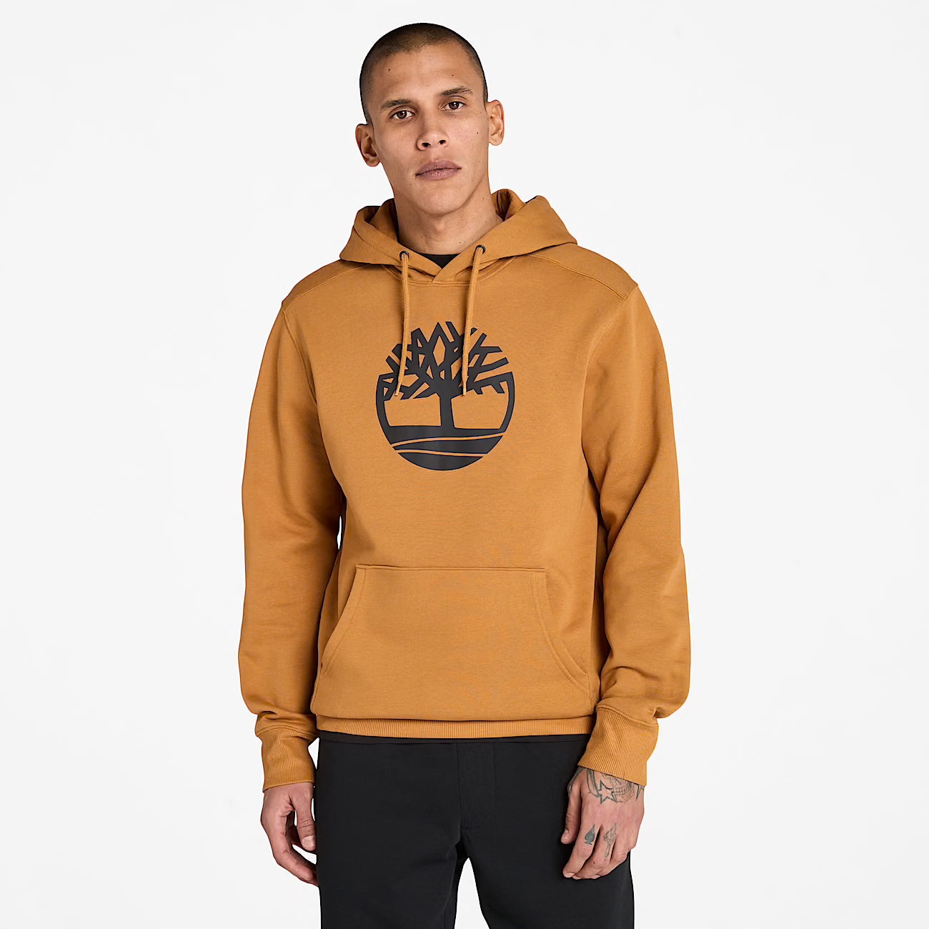 Men's Timberland Tree Logo Hoodie Wheat