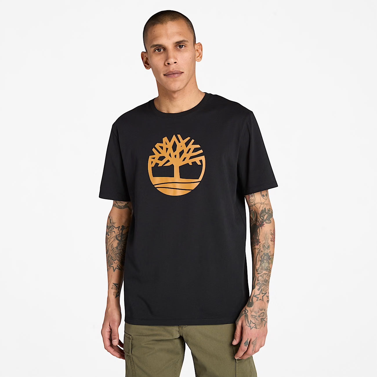 Men's Timberland Kennebec River Tree Logo Tee Black