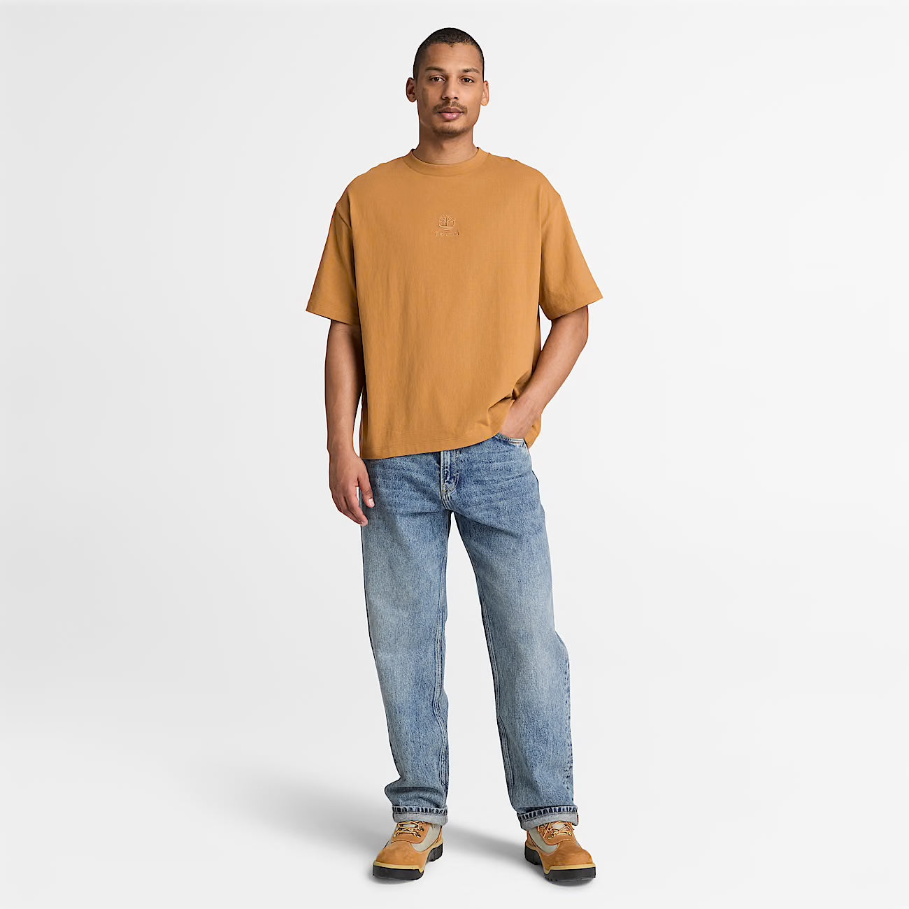 Men's Timberland Shorewood Heavyweight Short-Sleeve T-Shirt Wheat