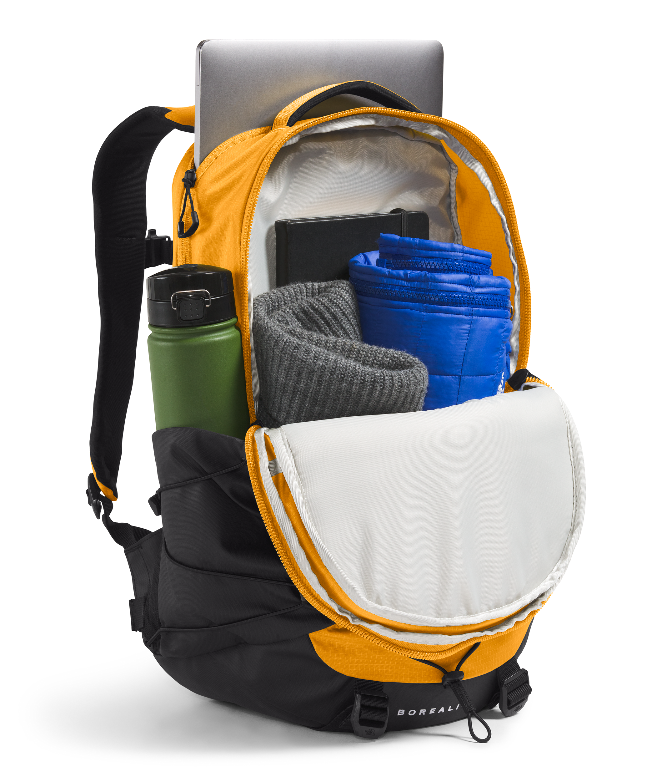 The North Face Borealis Backpack Summit Gold / TNF Black / TNF White