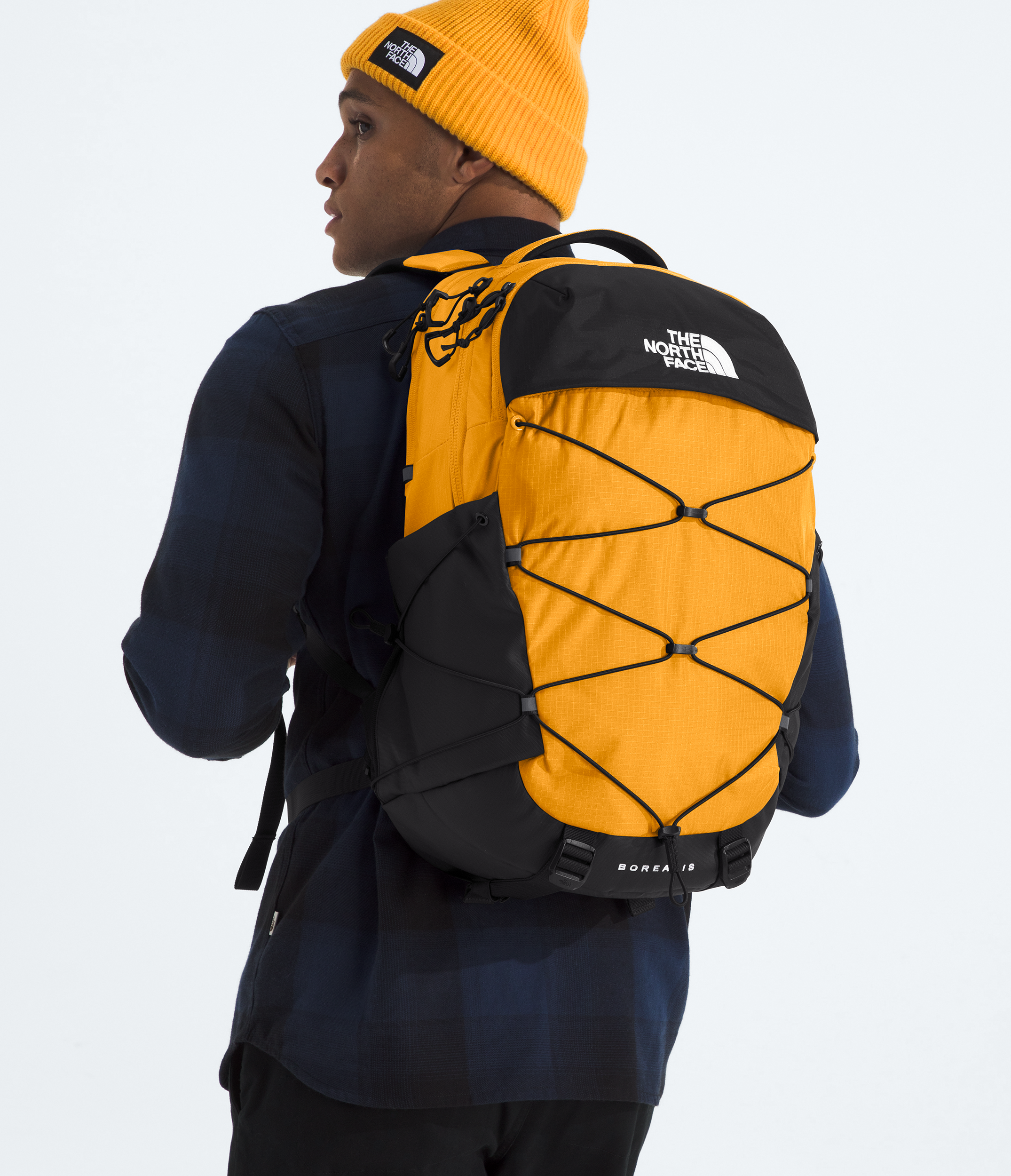The North Face Borealis Backpack Summit Gold / TNF Black / TNF White
