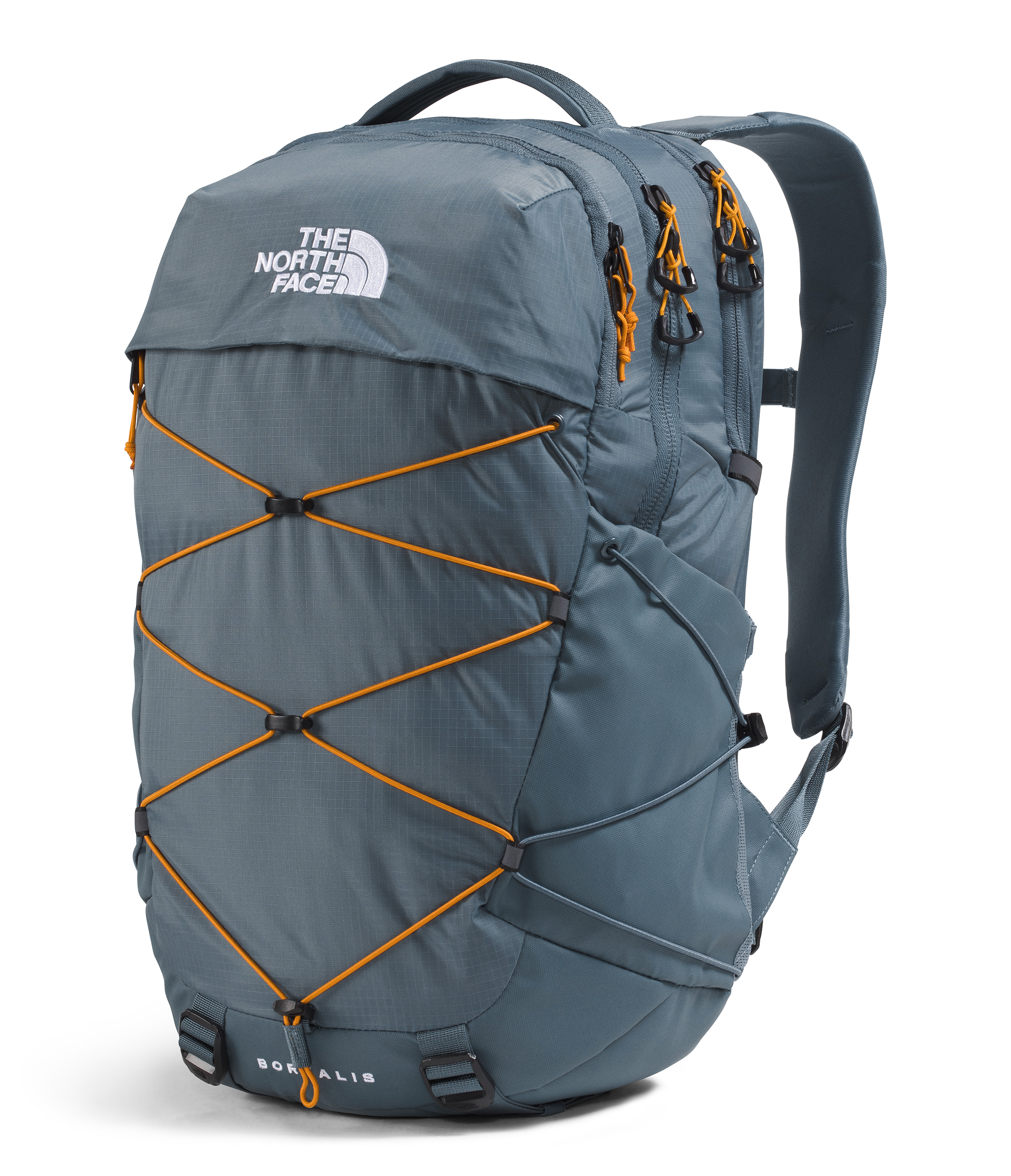 The North Face Borealis Backpack Granite Grey / Dust Orange