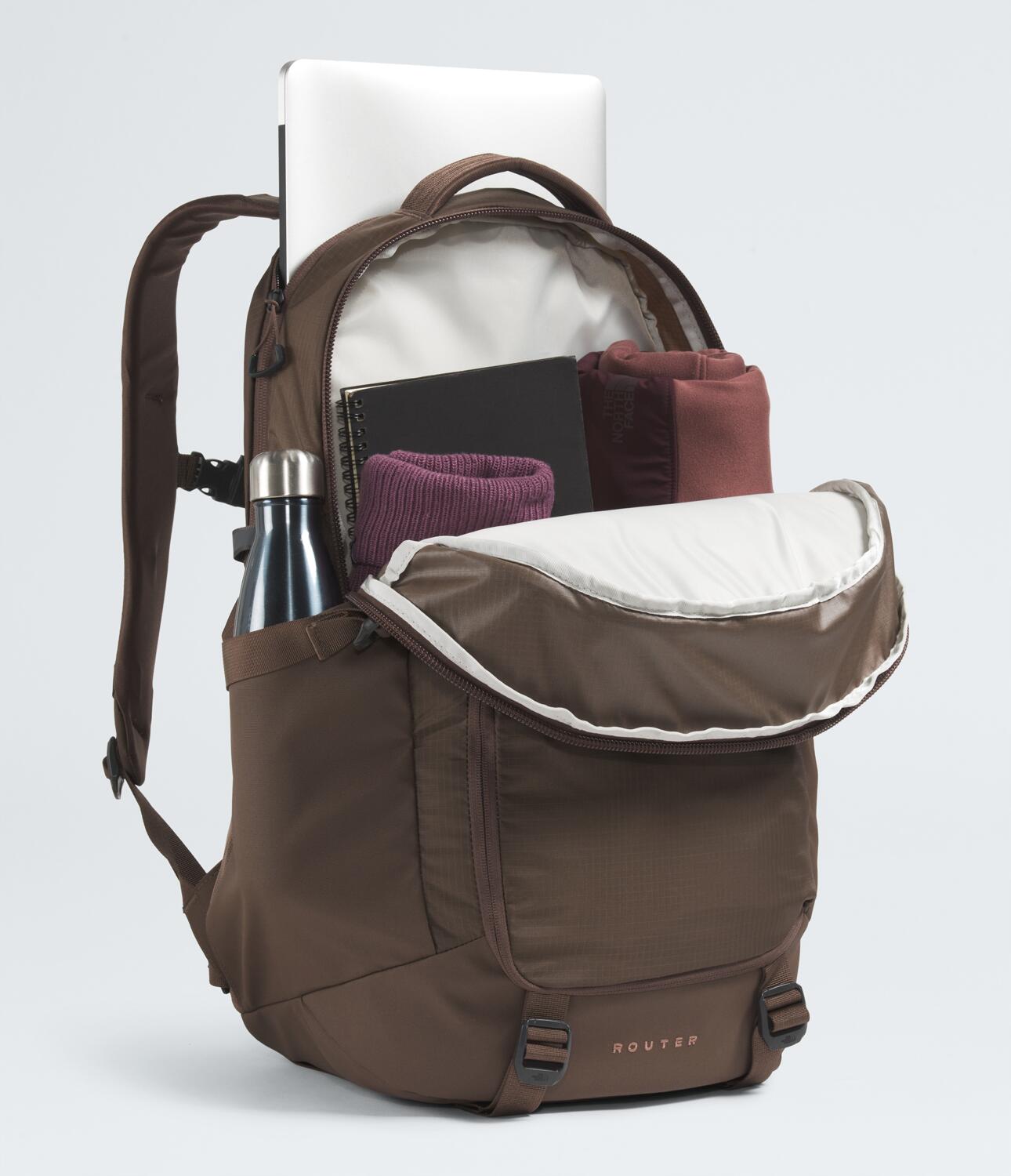 The North Face Router Backpack Smokey Brown / Latte