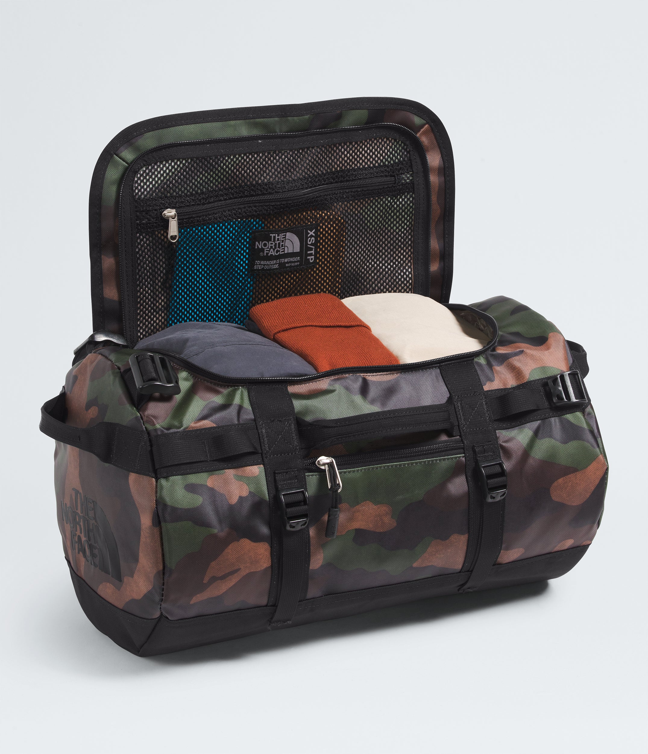 The North Face Base Camp Duffel Bag TNF Black Camo - XS (31L)