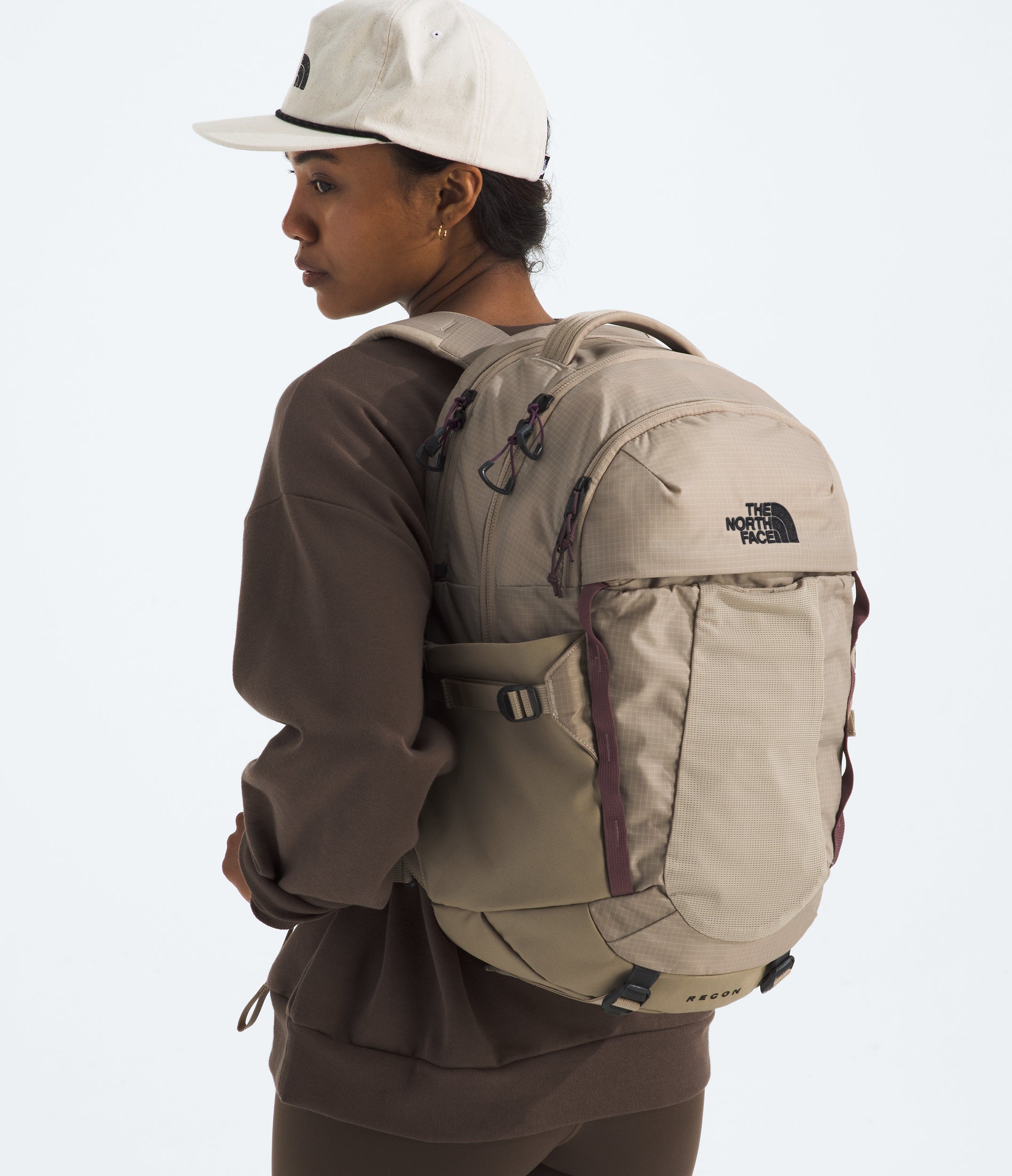 Women's The North Face Recon Backpack Mushroom Grey
