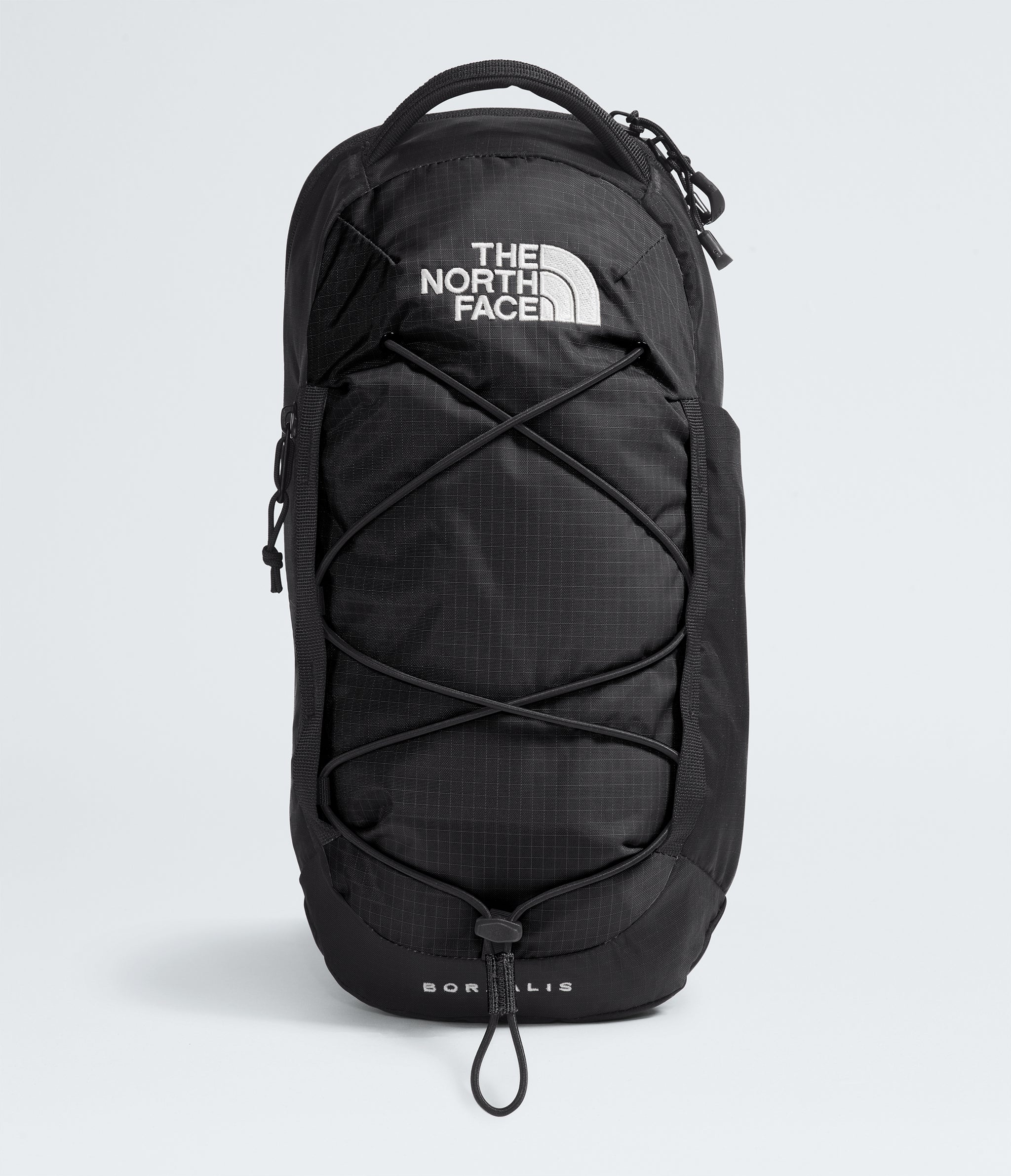 black north face backpack with white strings The Borealis Sling NF0A52UP53R Sharper Image Laptop Backpack, Two external water bottle Colors:Gray/White casting-rod