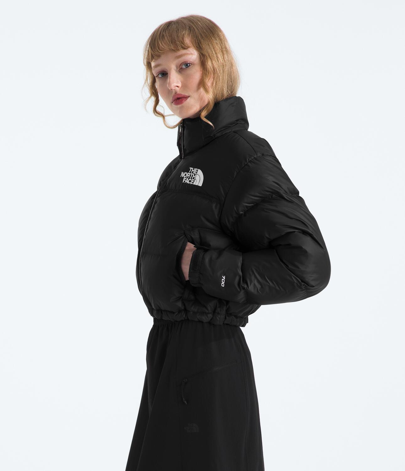 Women's The North Face Nuptse Short Jacket TNF Black