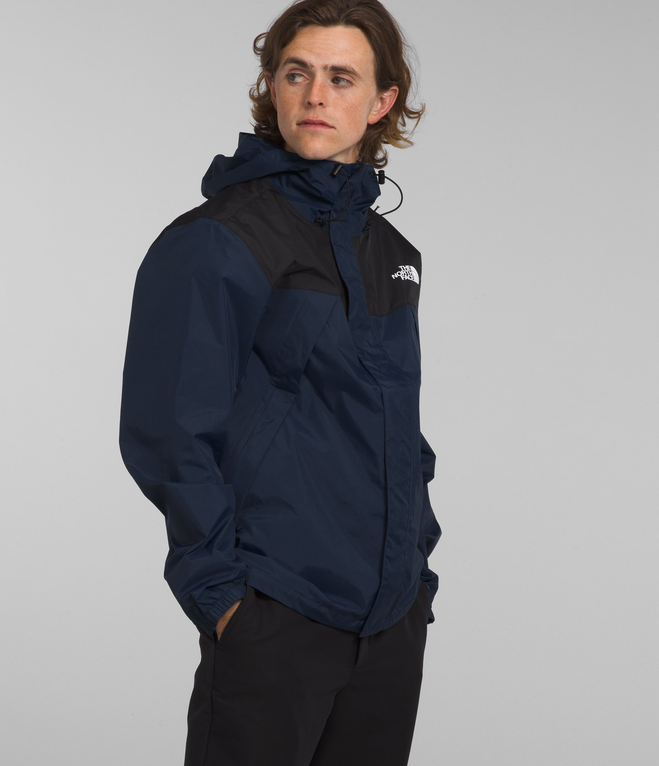 Men's The North Face Antora Jacket Summit Navy / TNF Black