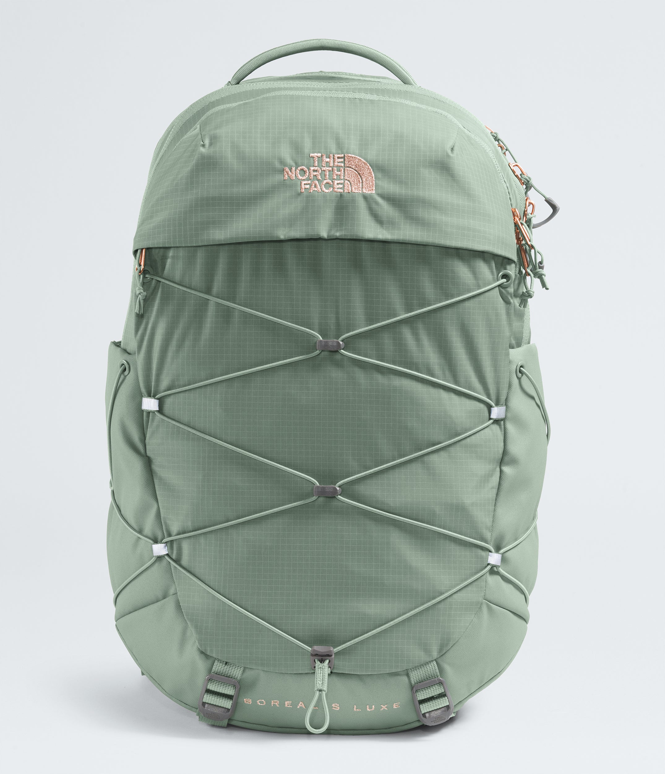 Women's The North Face Borealis Luxe Backpack Slate Moss / Burnt Coral Metallic
