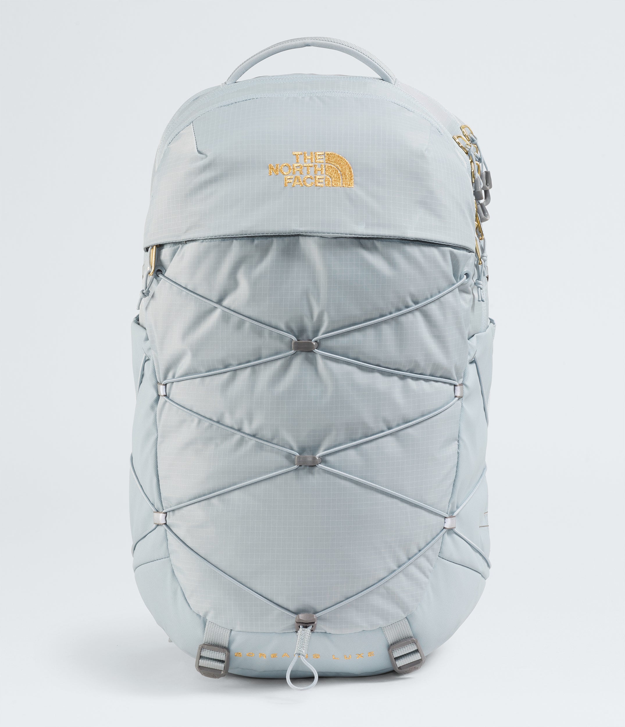 Women's The North Face Borealis Luxe Backpack Frost Grey / Gold Metallic