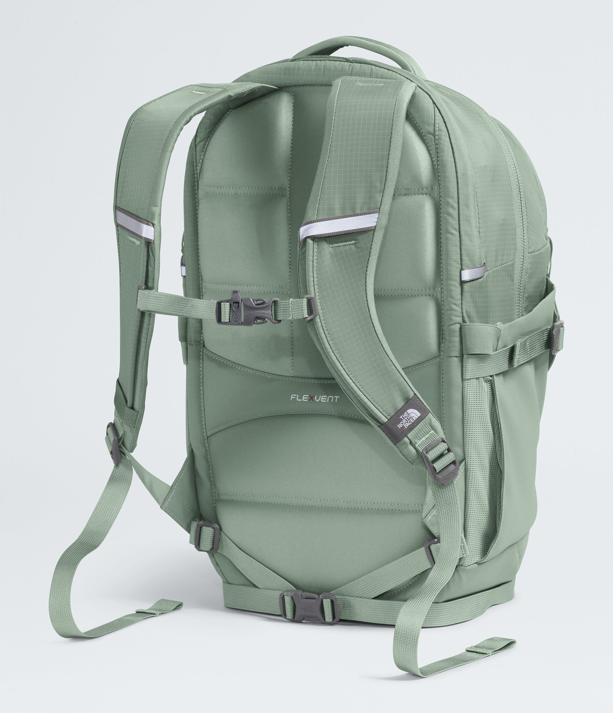 Women's The North Face Recon Luxe Backpack Slate Moss / Burnt Coral Metallic