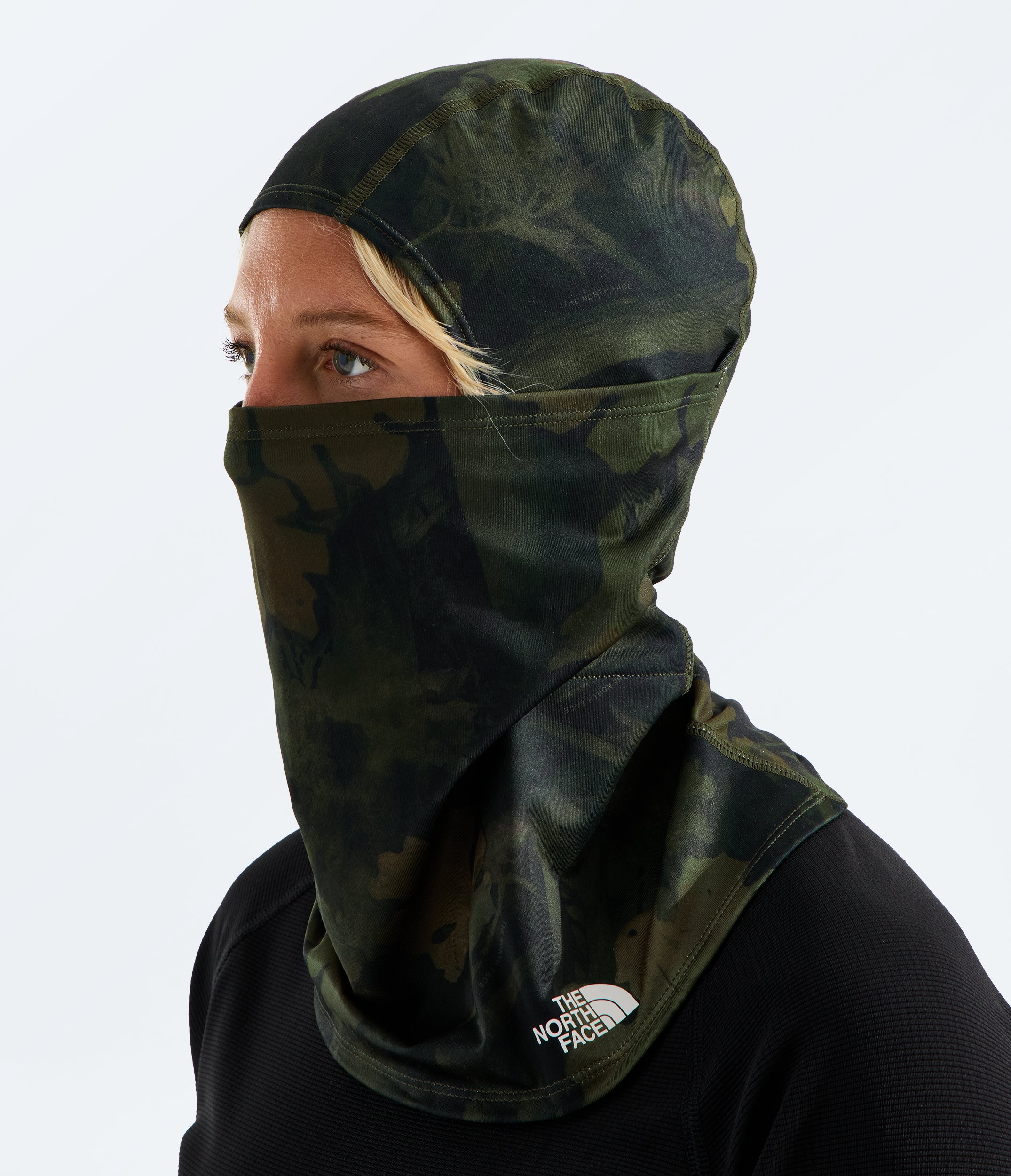 The North Face Base Balaclava Woodland Green Yosemite Oak Print
