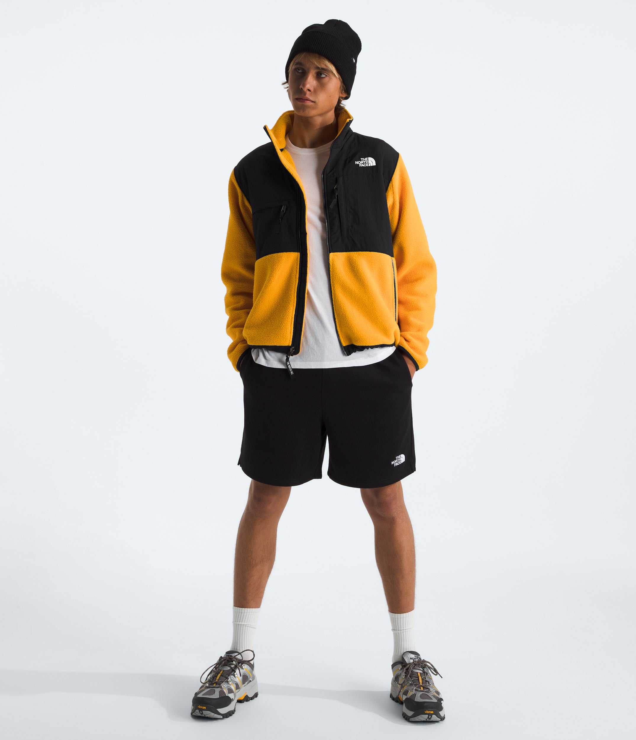 Men's The North Face Retro Denali Jacket Summit Gold / TNF Black