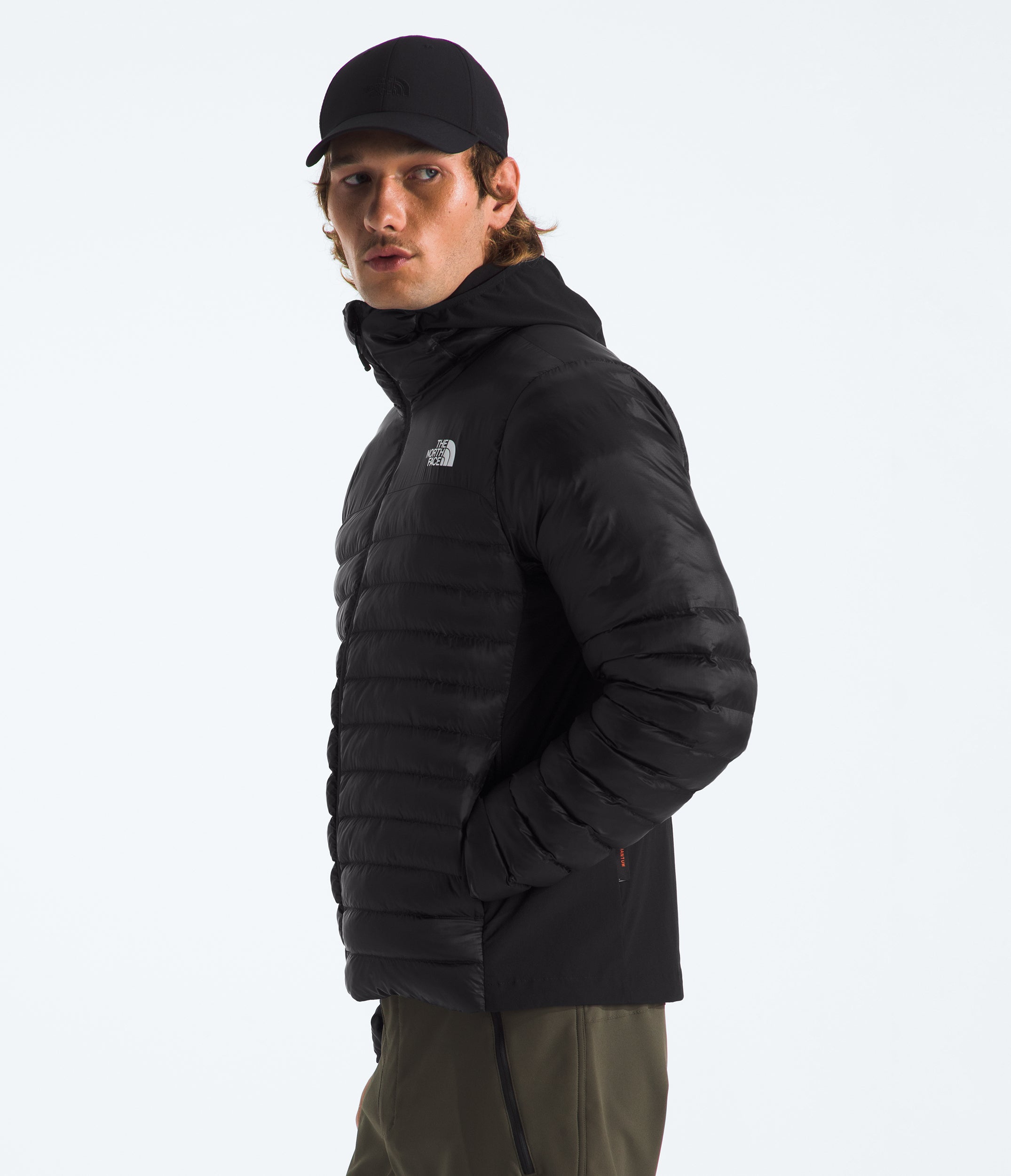 Men's The North Face Terra Peak Hybrid Hoodie Jacket Black