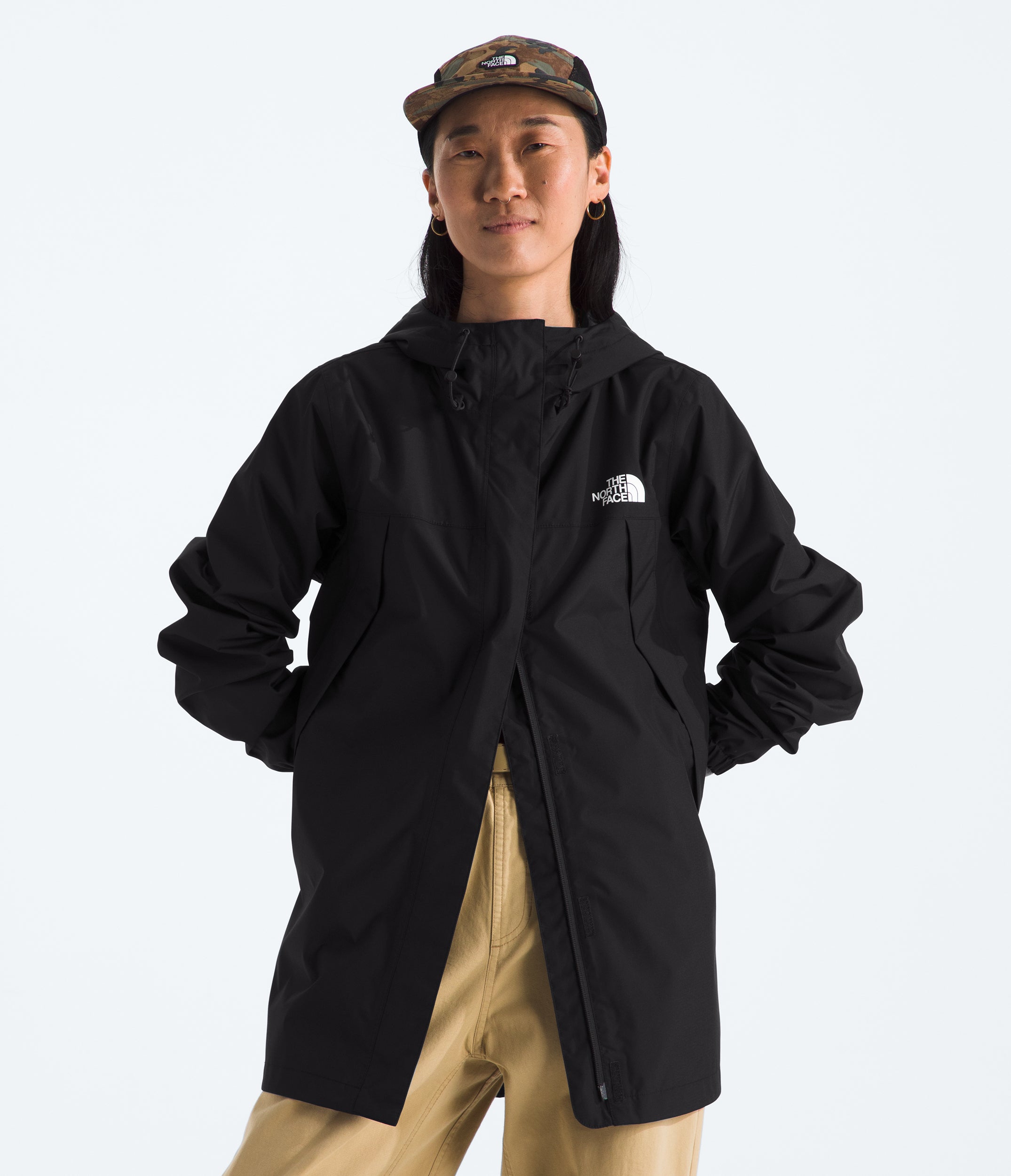 Women's The North Face Antora Rain Parka Black