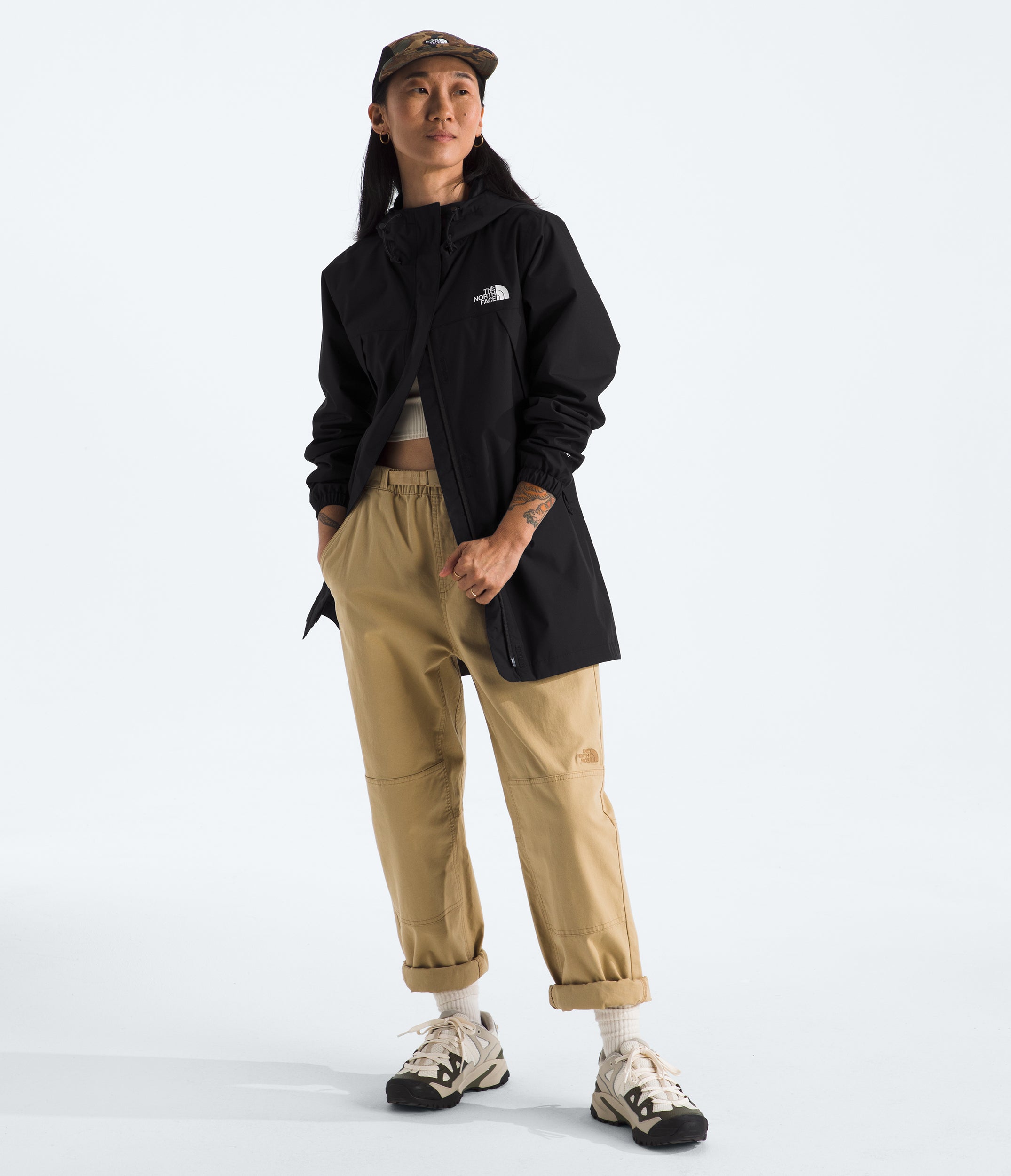 Women's The North Face Antora Rain Parka Black