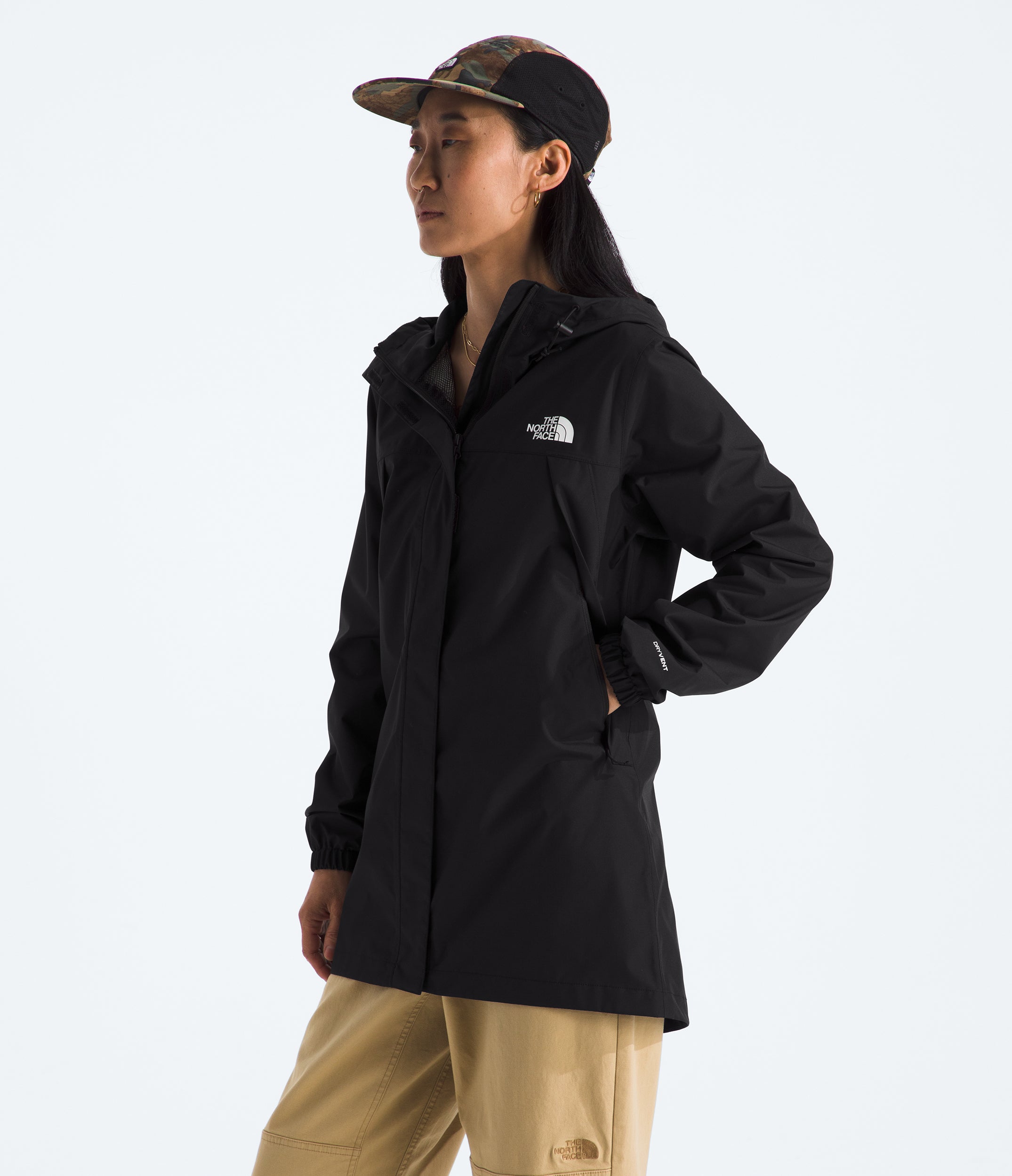Women's The North Face Antora Rain Parka Black